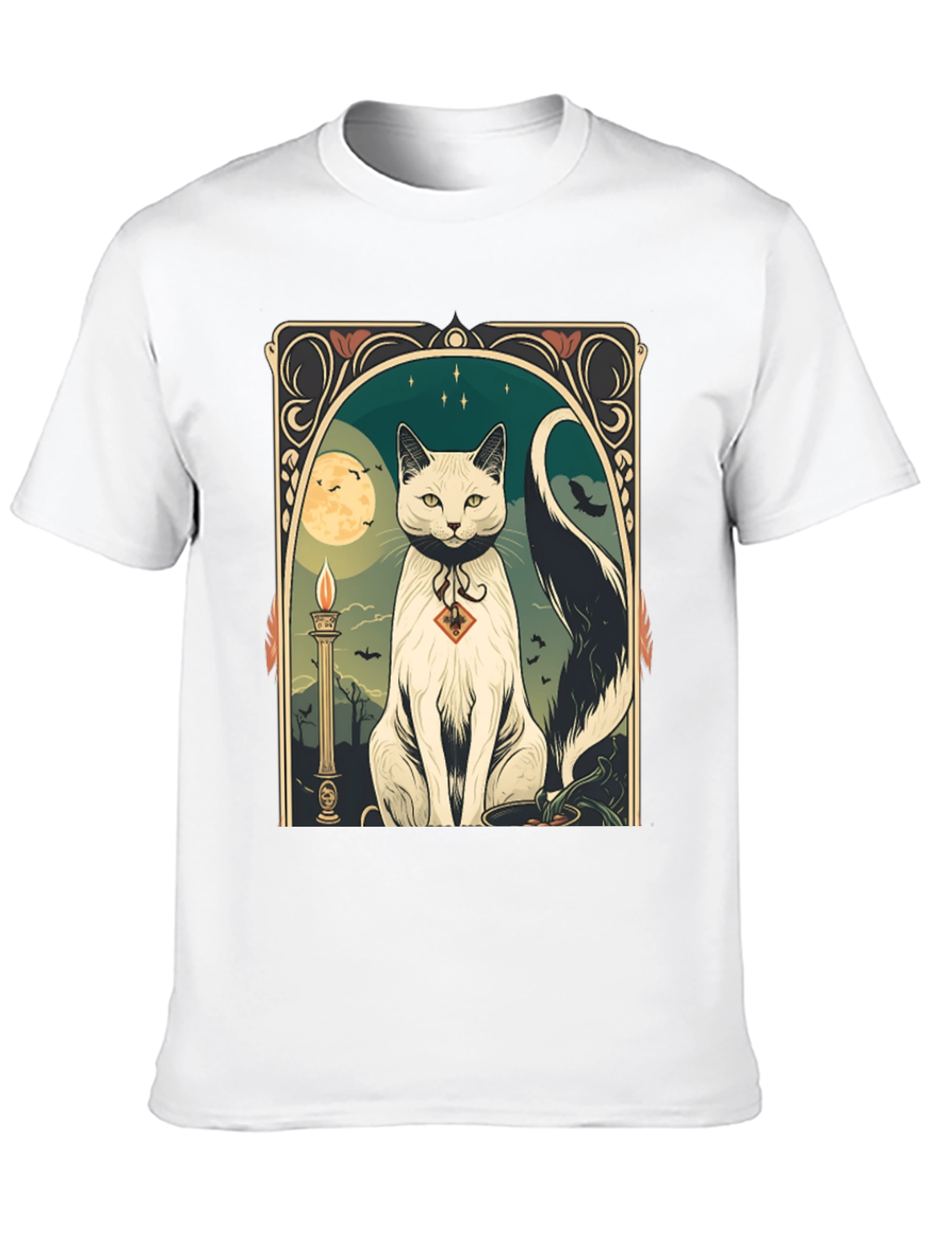 Halloween Cat Graphic Tee