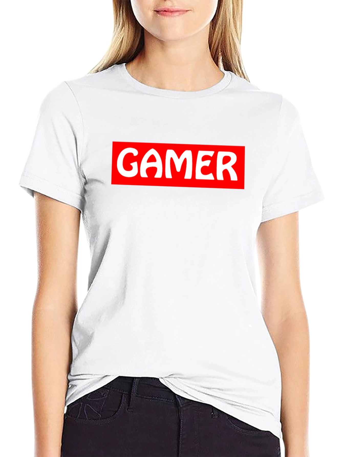 Gamer T-Shirt - Black - Cotton Blend