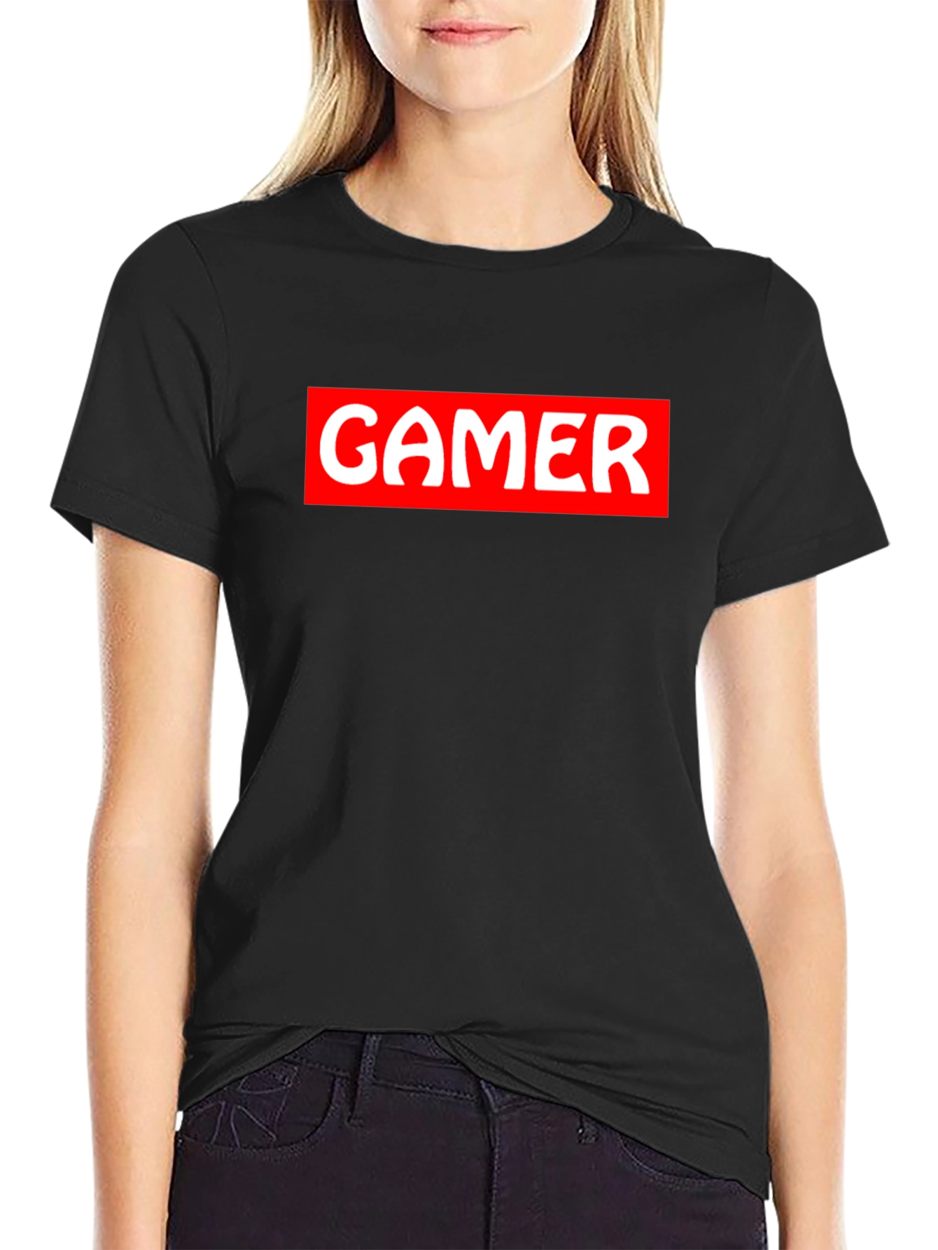 Gamer T-Shirt - Black - Cotton Blend