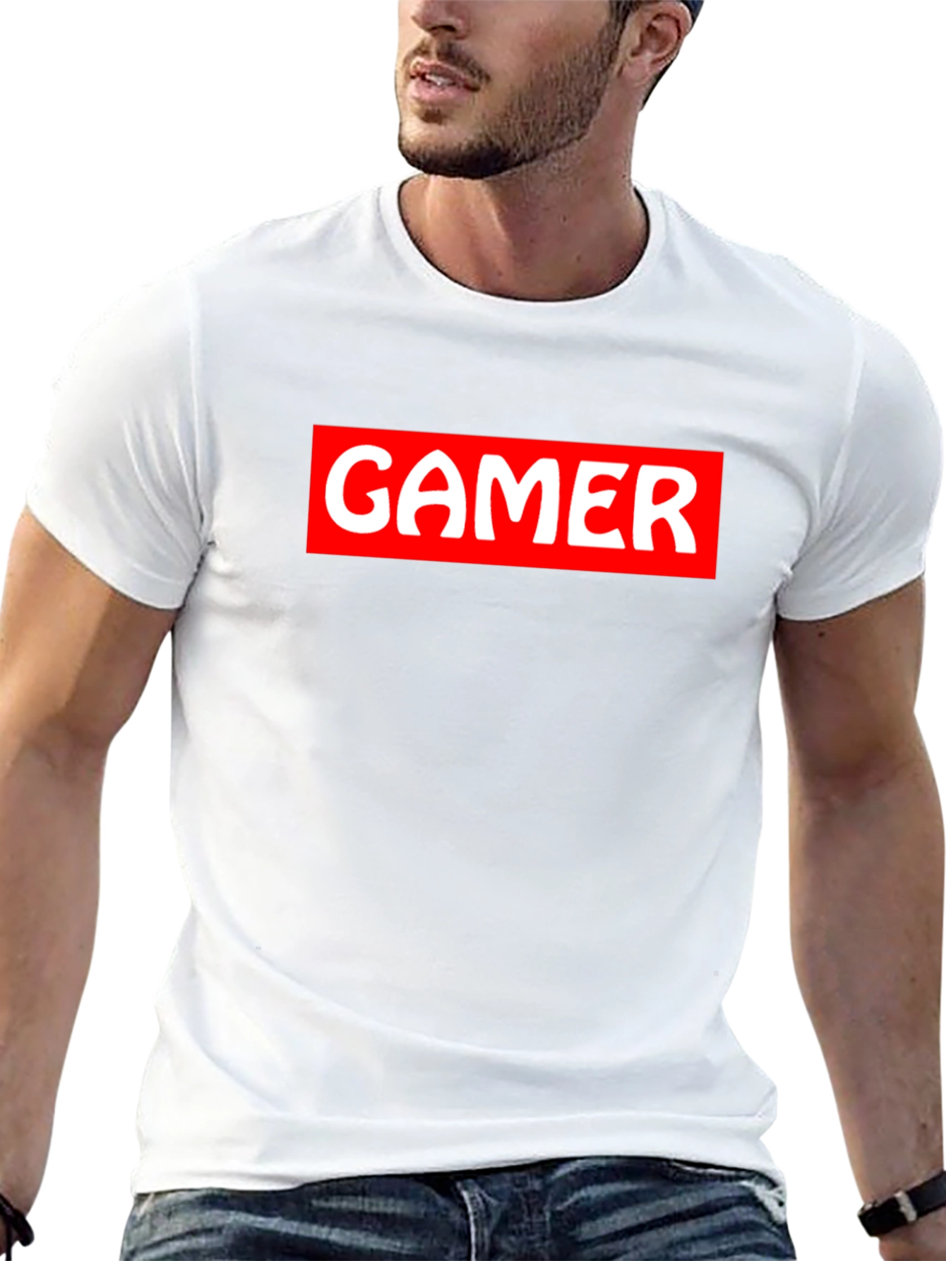 Gamer T-Shirt - Black - Cotton Blend
