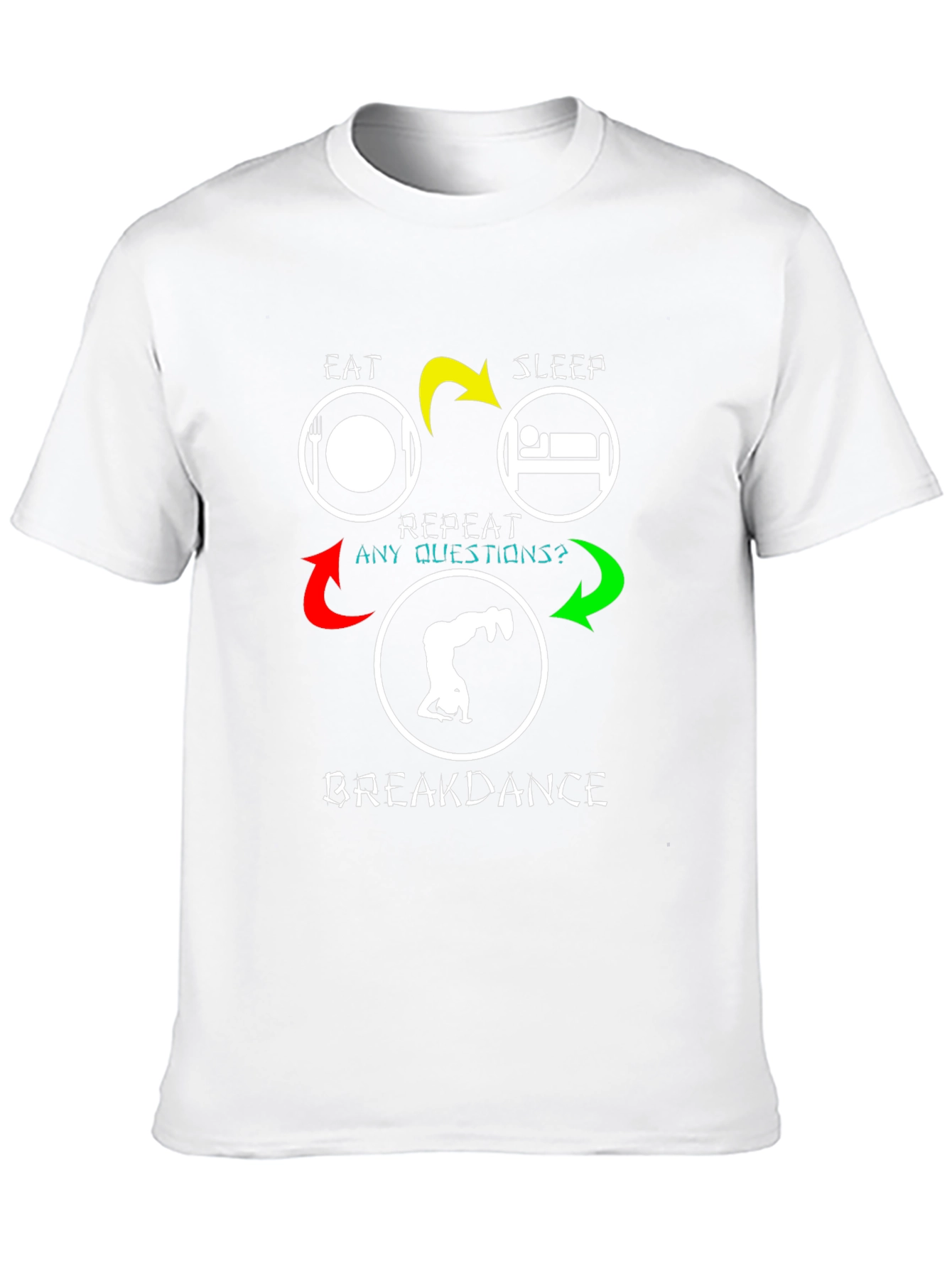 Eat Sleep Breakdance Repeat T-Shirt - Dance Lover Tee