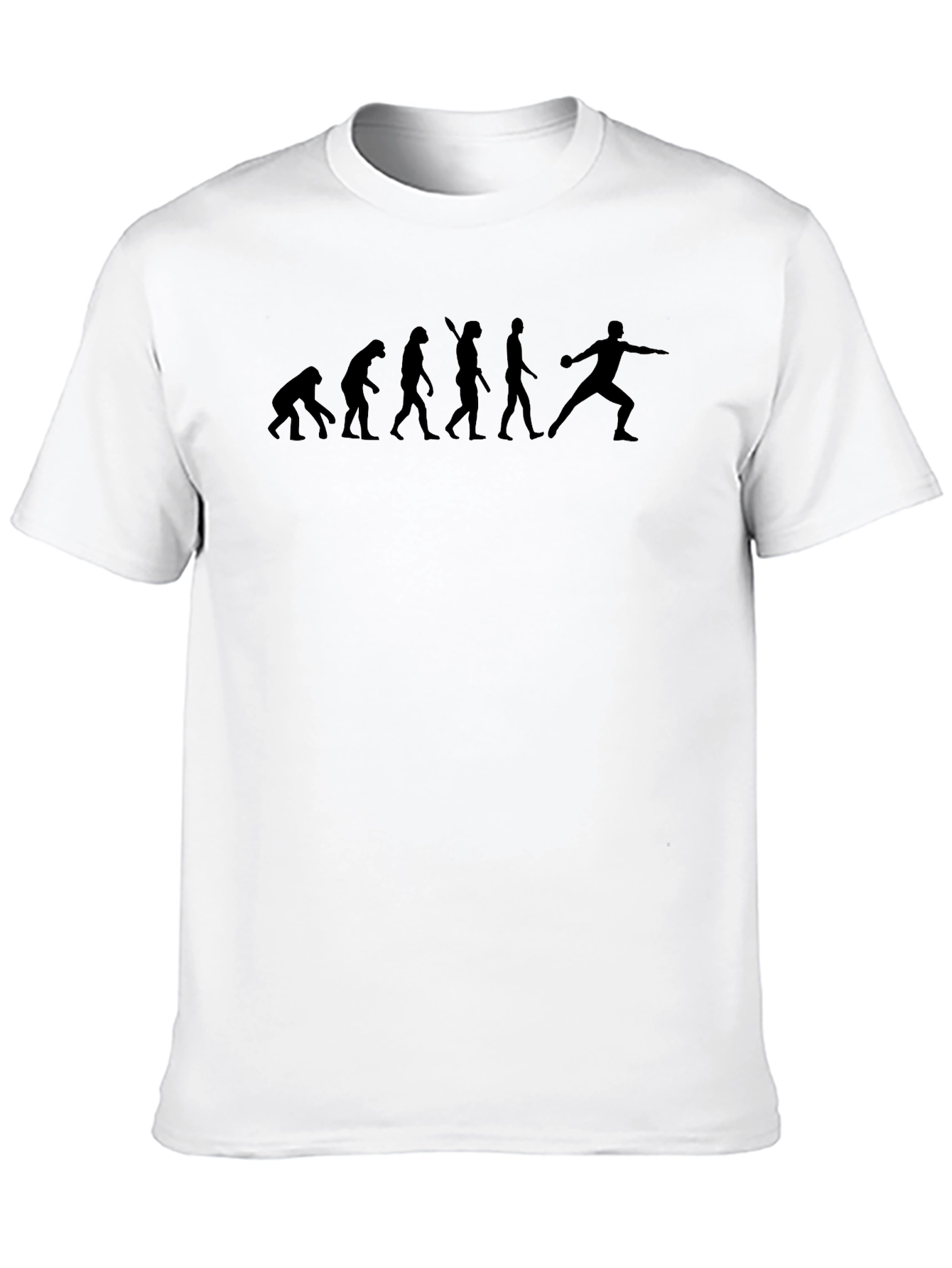 Evolution of Fencing T-Shirt - Black Graphic Tee