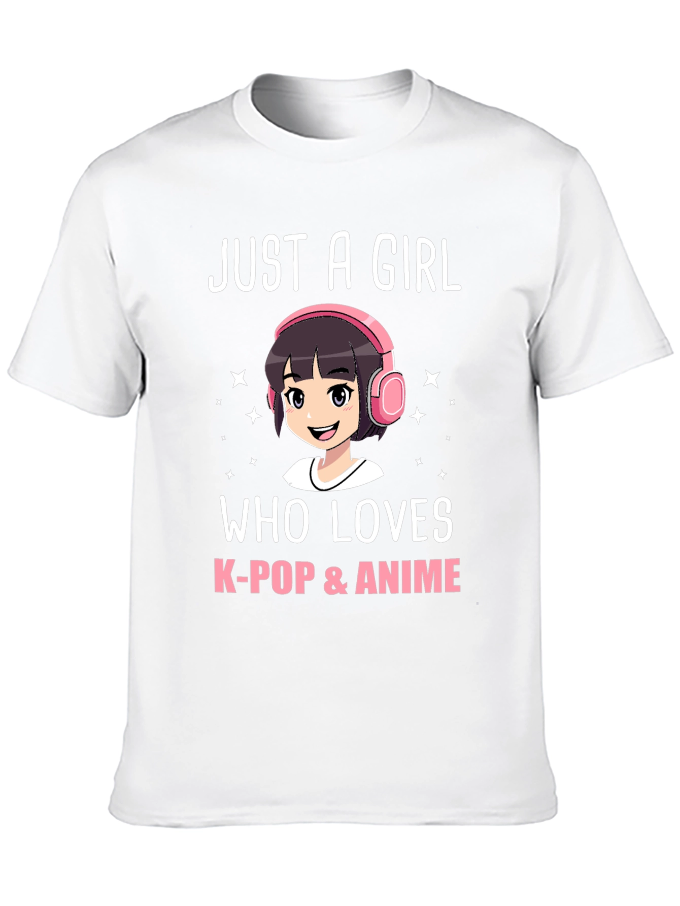 Just A Girl Who Loves K-Pop & Anime T-Shirt