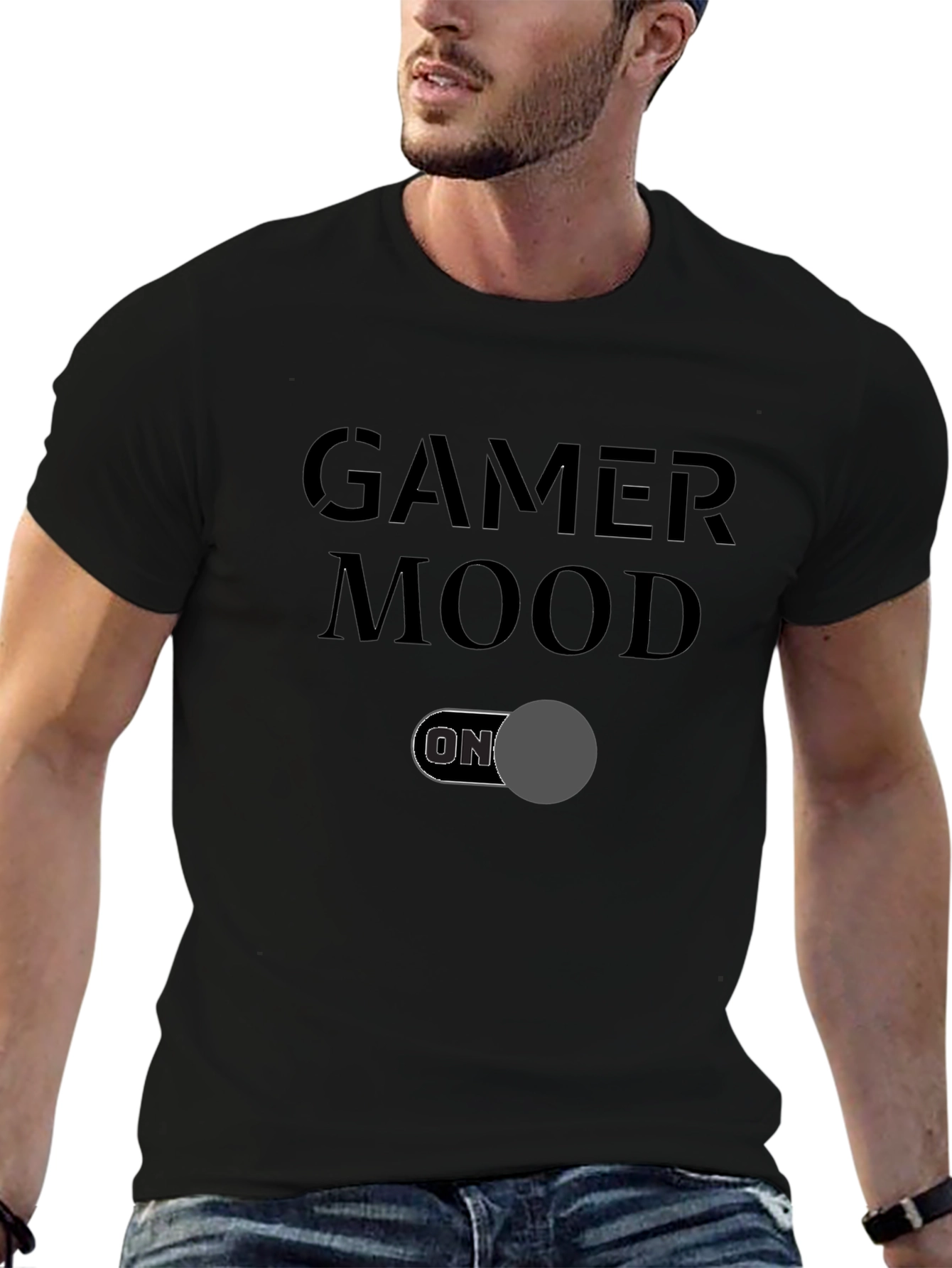 Gamer Mood On Black T-Shirt