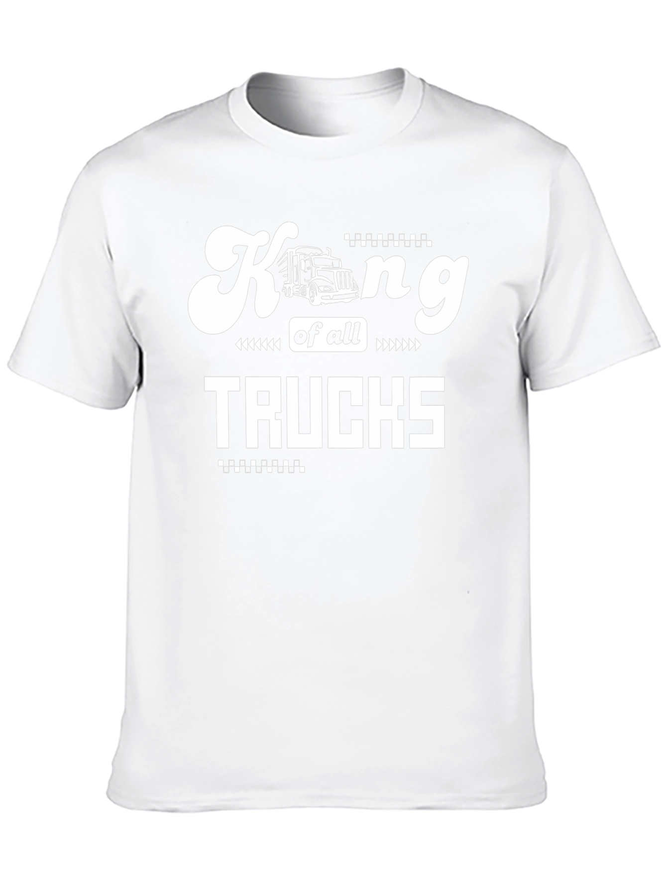 King of all Trucks Black Graphic Tee