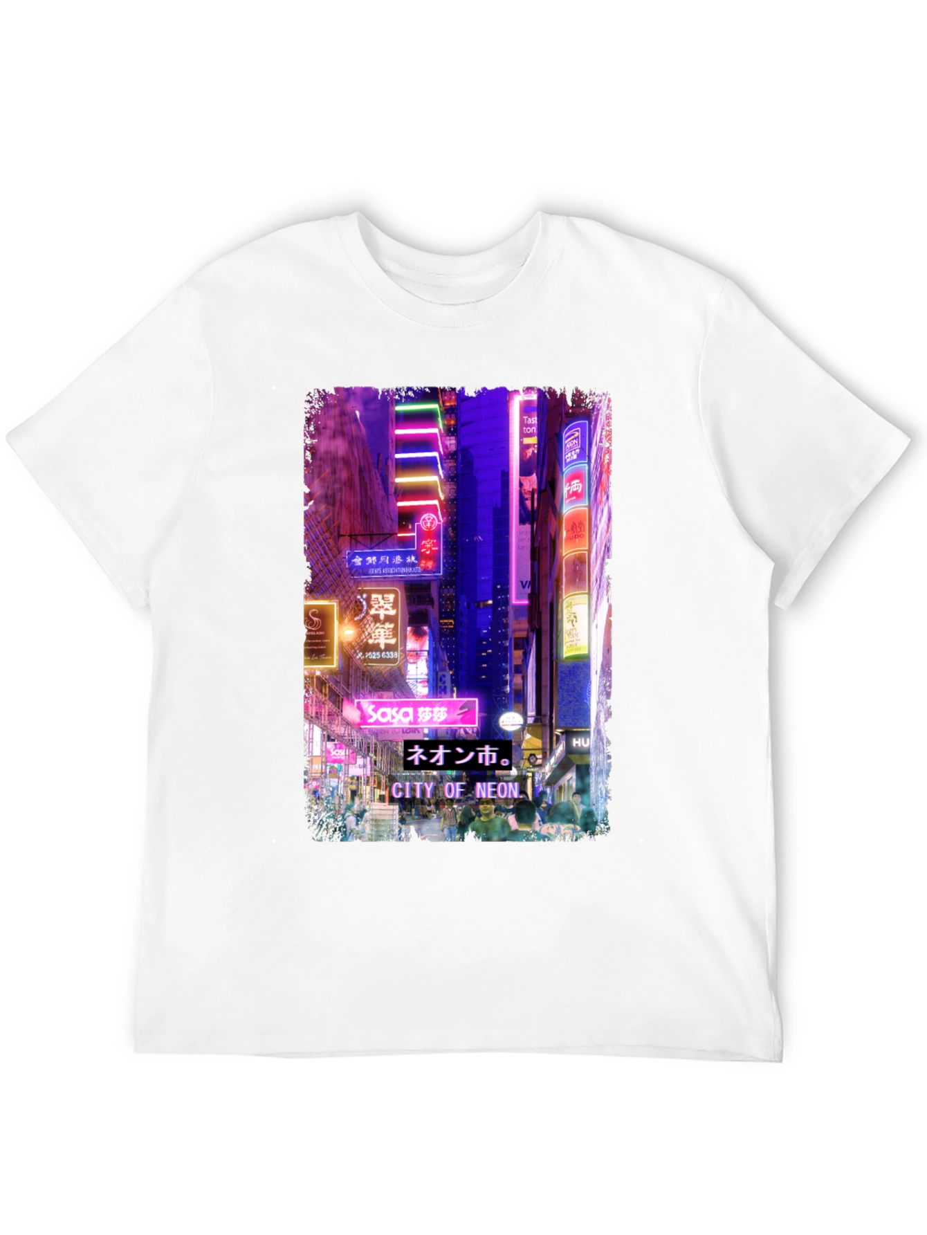 City of Neon Graphic T-Shirt