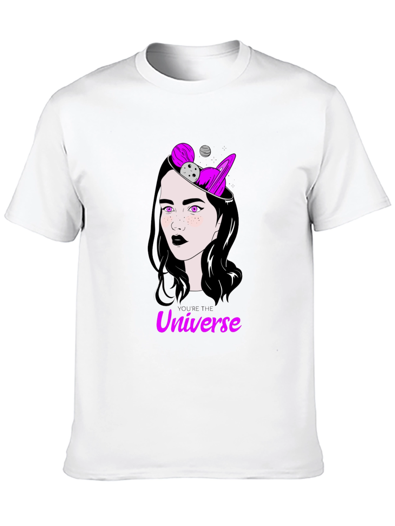 Universe Mind T-Shirt - Cosmic Woman Graphic Tee