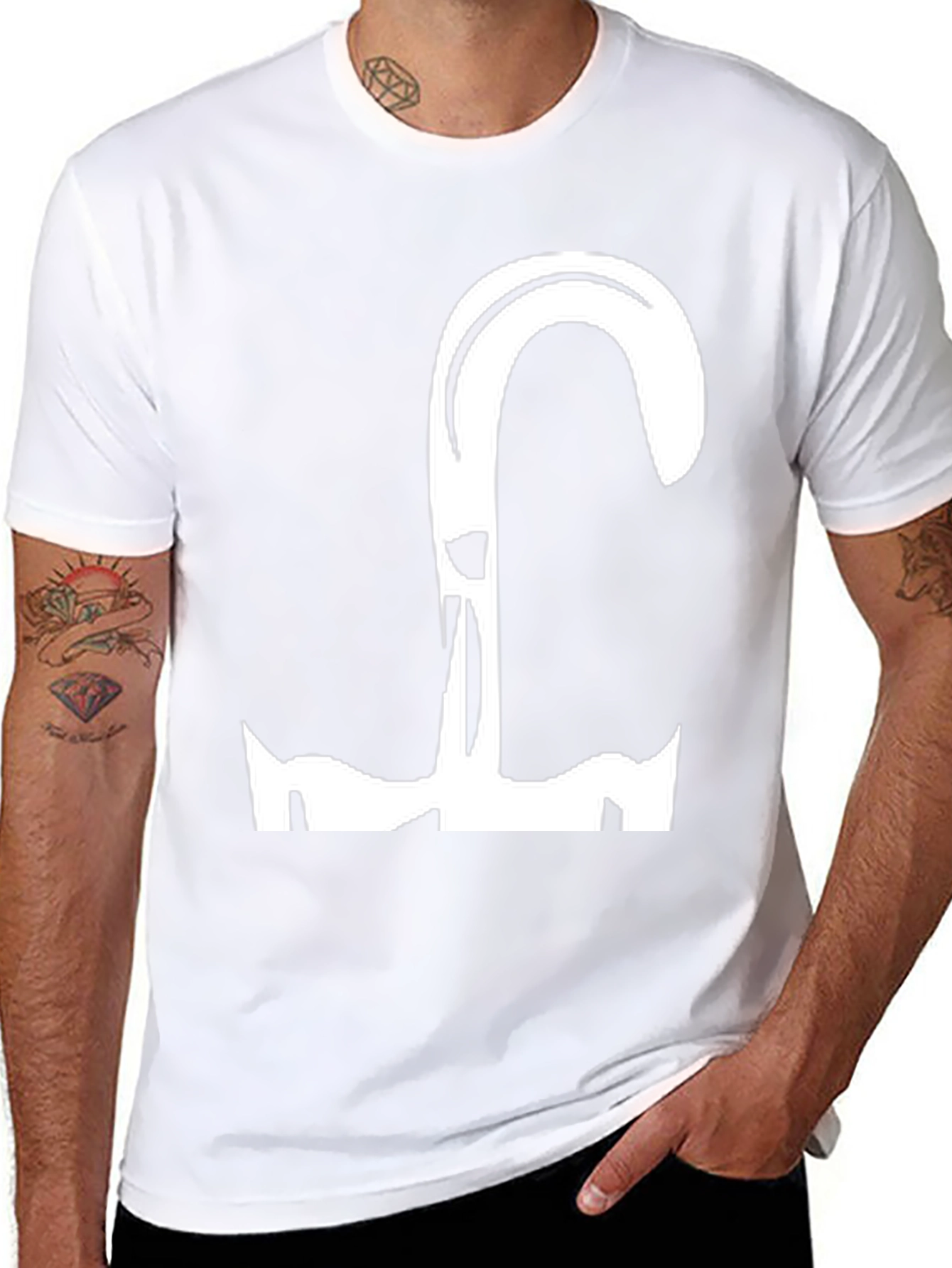 Abstract Symbol Black T-Shirt