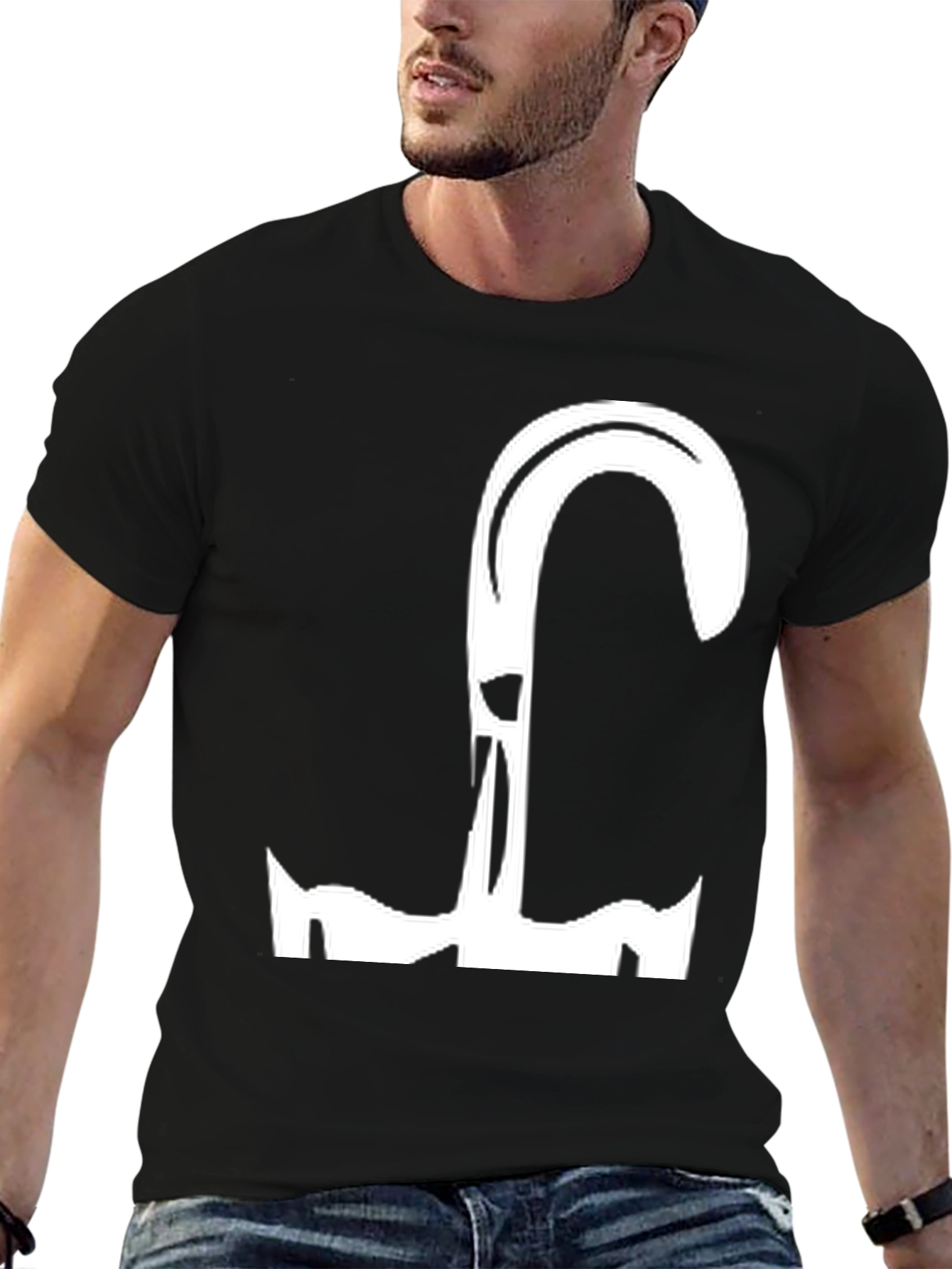 Abstract Symbol Black T-Shirt