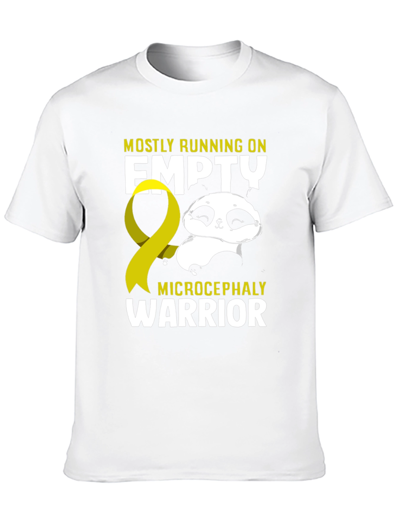 Microcephaly Warrior Panda T-Shirt