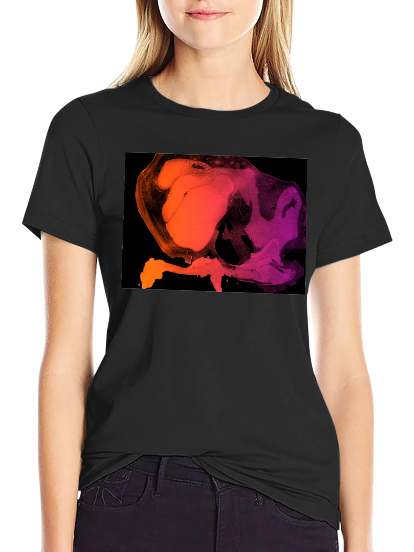 Abstract Gradient T-Shirt - Modern Art Tee