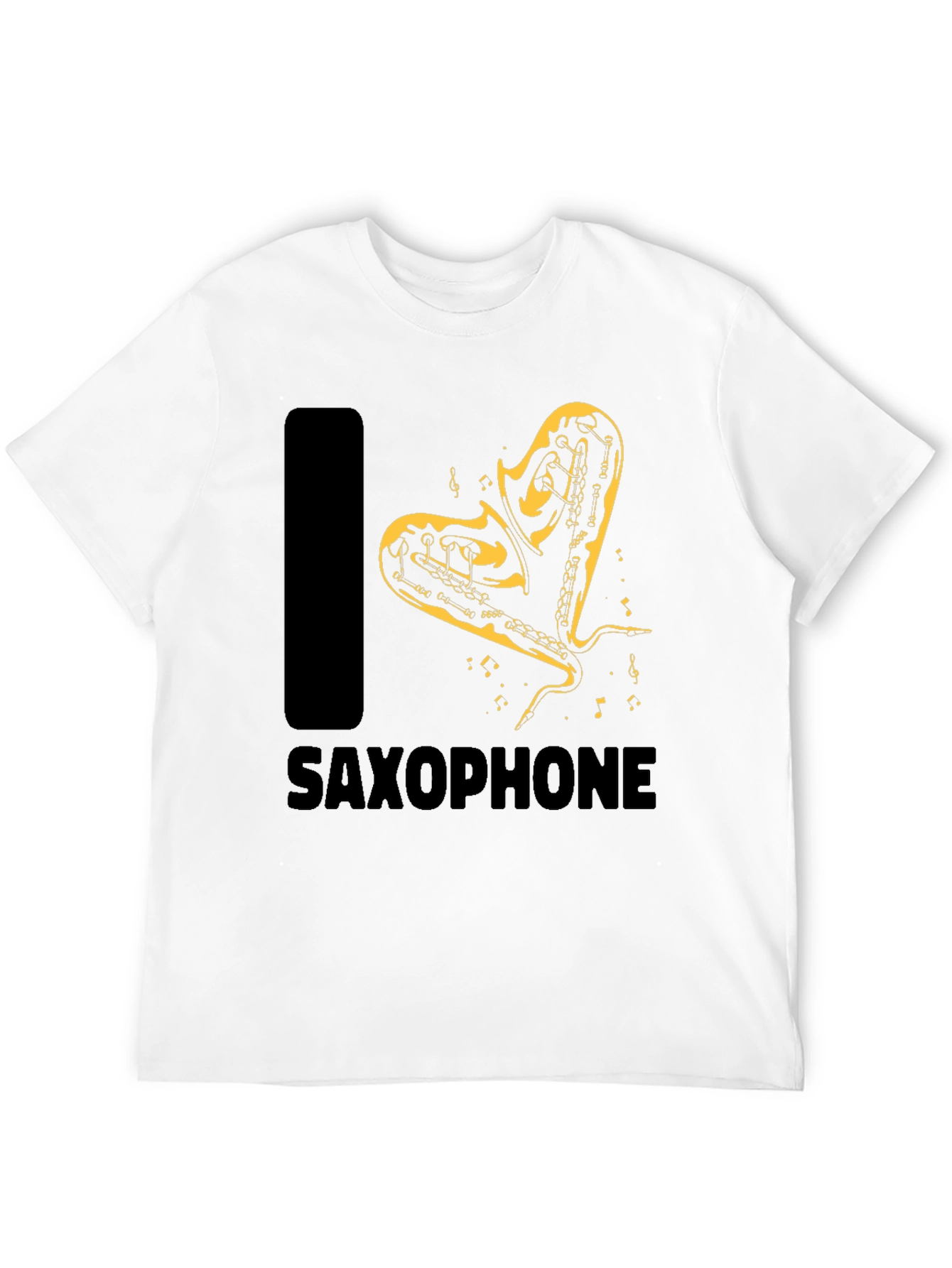I Love Saxophone Graphic T-Shirt