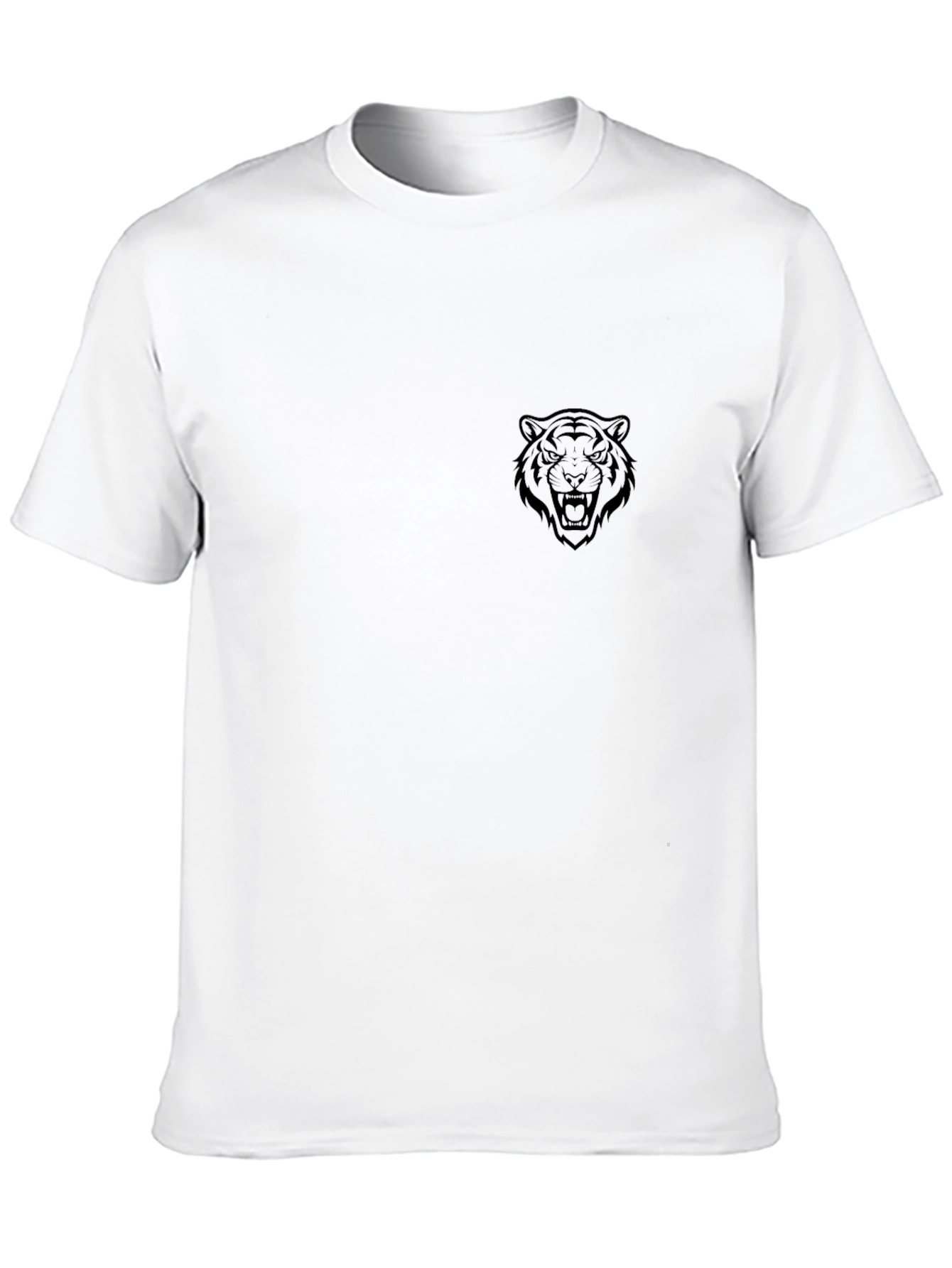 Black Tiger Graphic T-Shirt - Mens Fashion