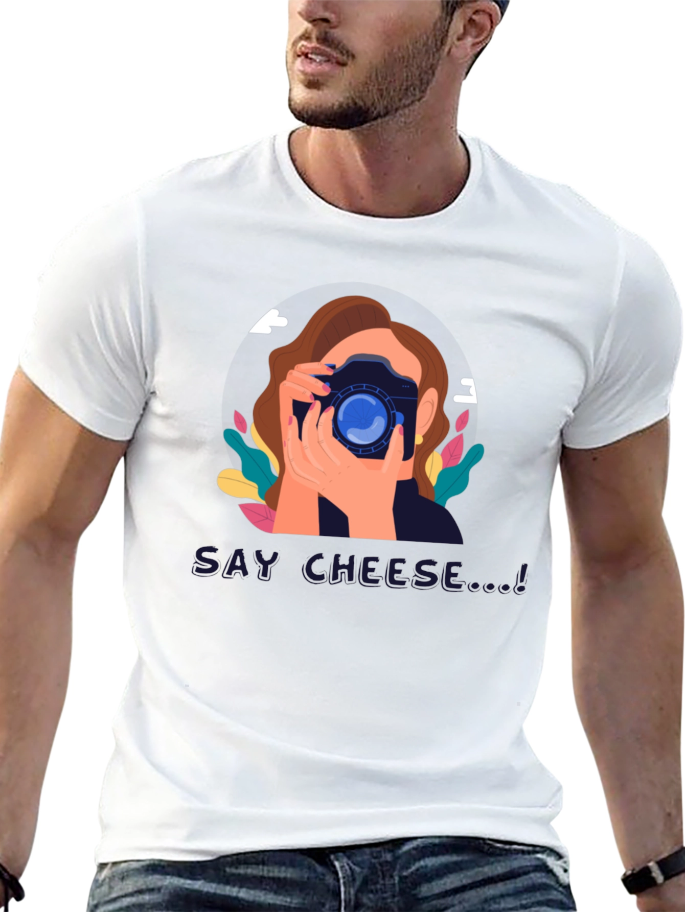 Say Cheese Graphic T-Shirt