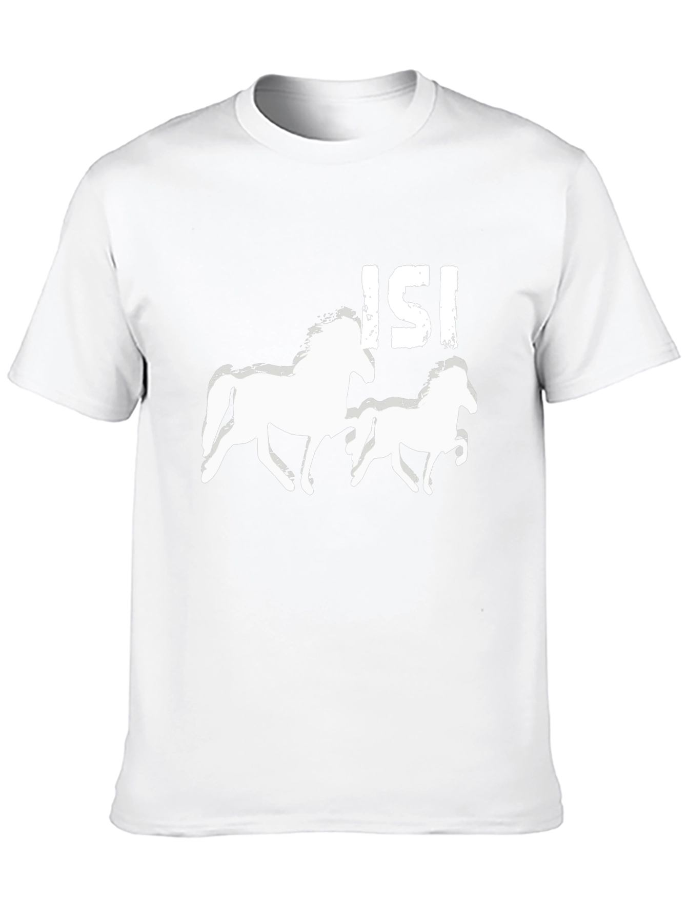 Horse Graphic Tee - Black Unisex T-Shirt