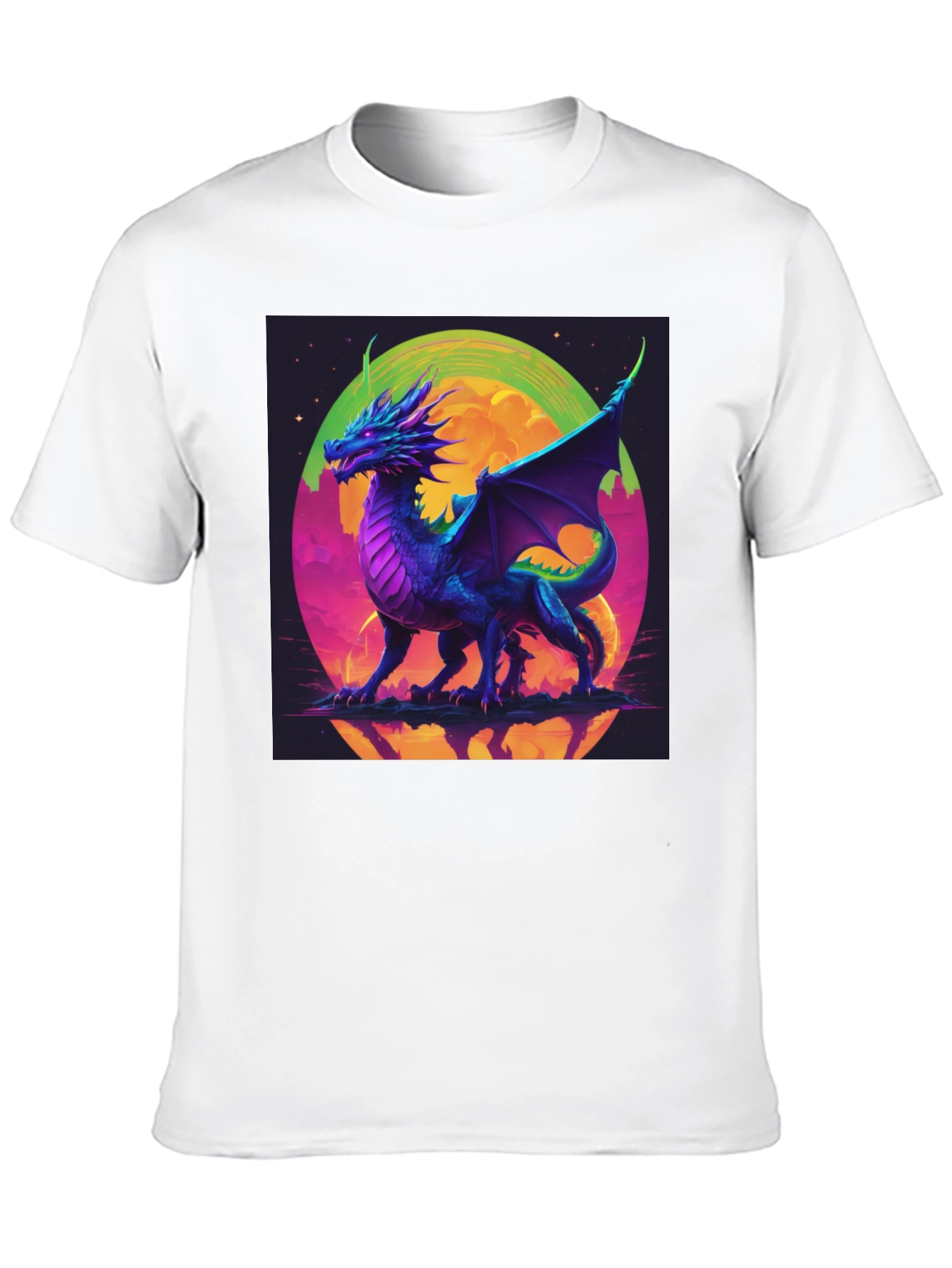 Dragon Graphic Tee - Fantasy Art T-Shirt