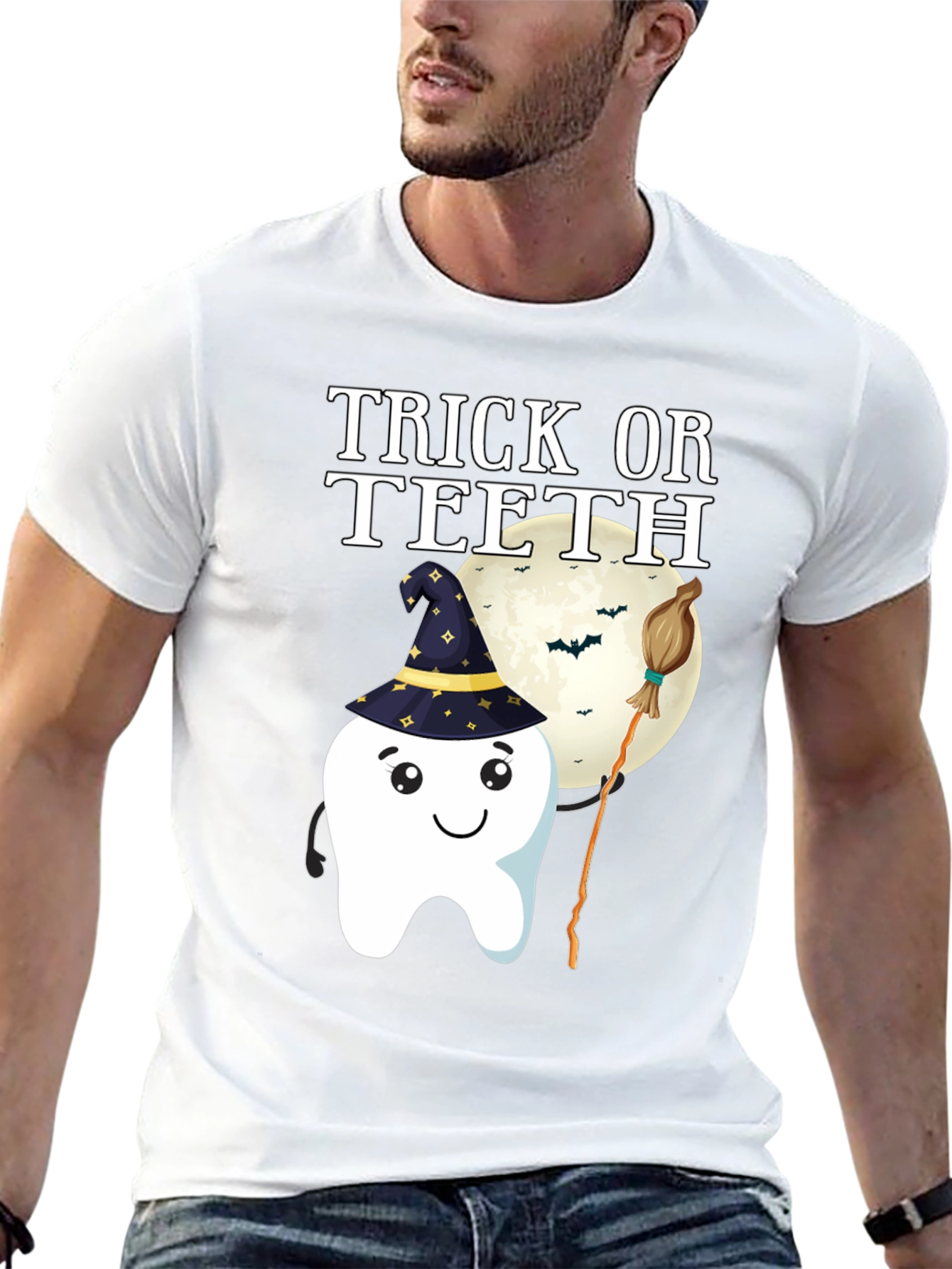 Trick or Teeth Halloween T-Shirt