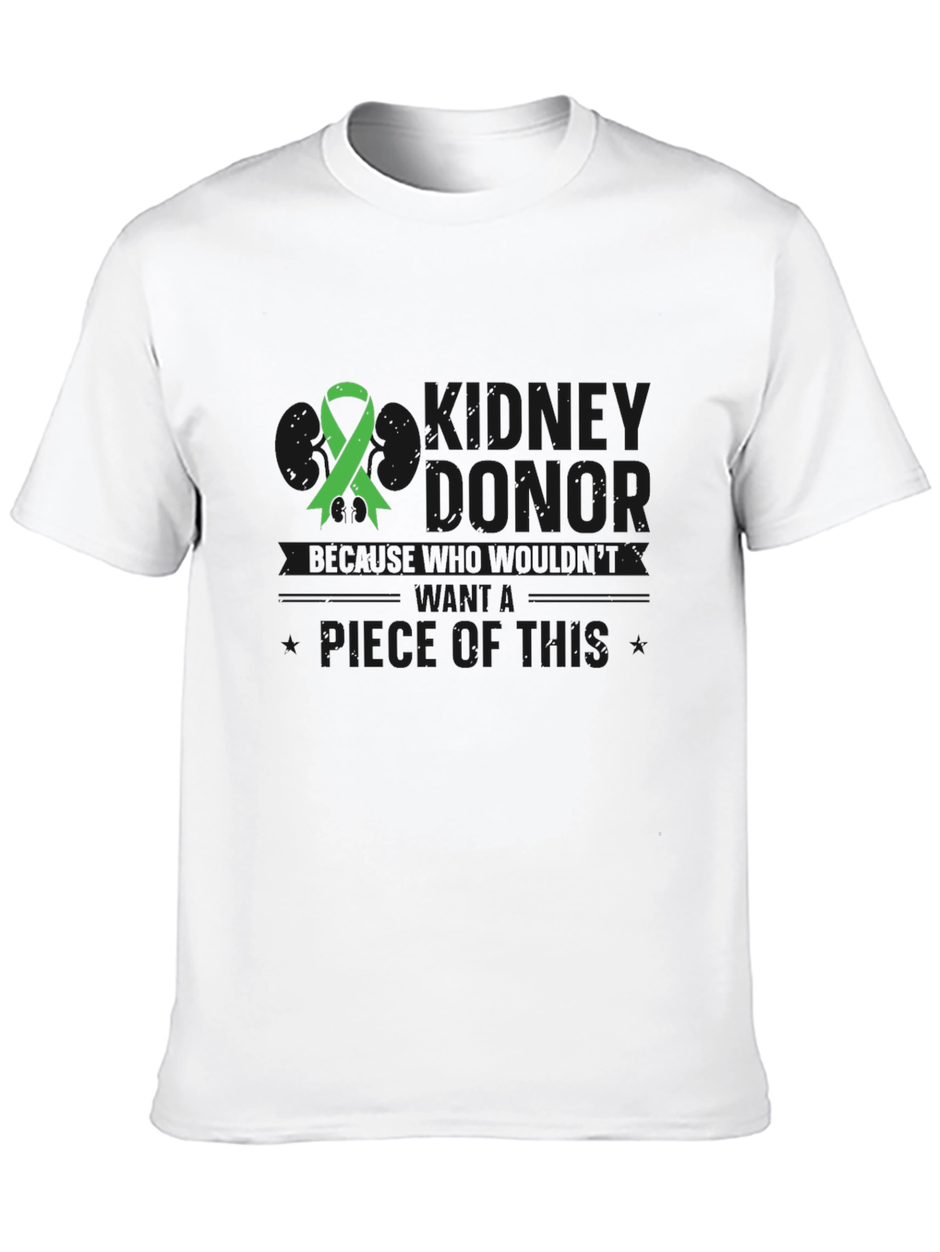 Kidney Donor Awareness Black T-Shirt