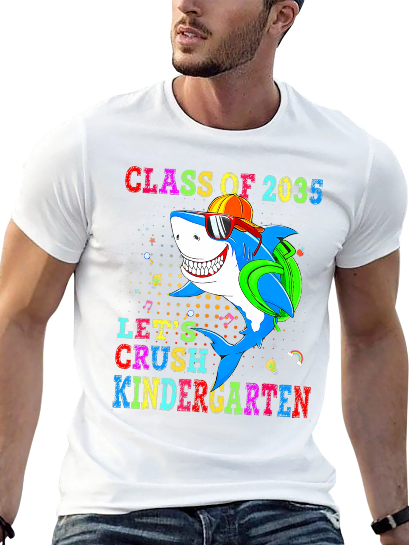 Class of 2035 Shark Kindergarten T-Shirt
