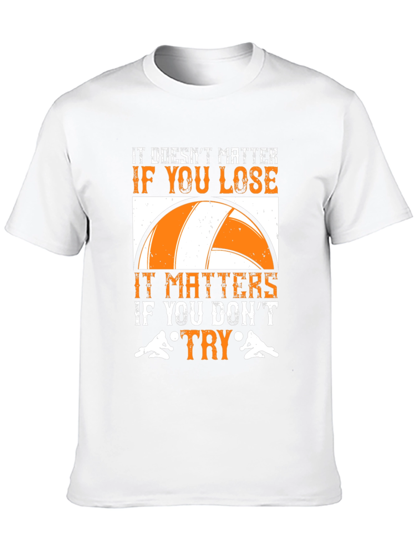 Volleyball Try Harder Graphic Tee