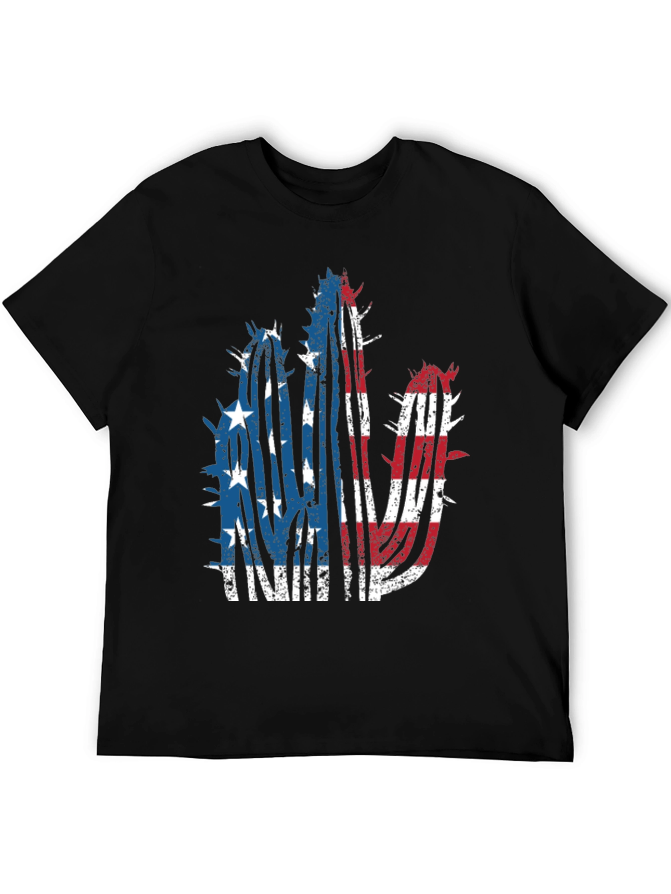 American Flag Cactus Graphic Tee