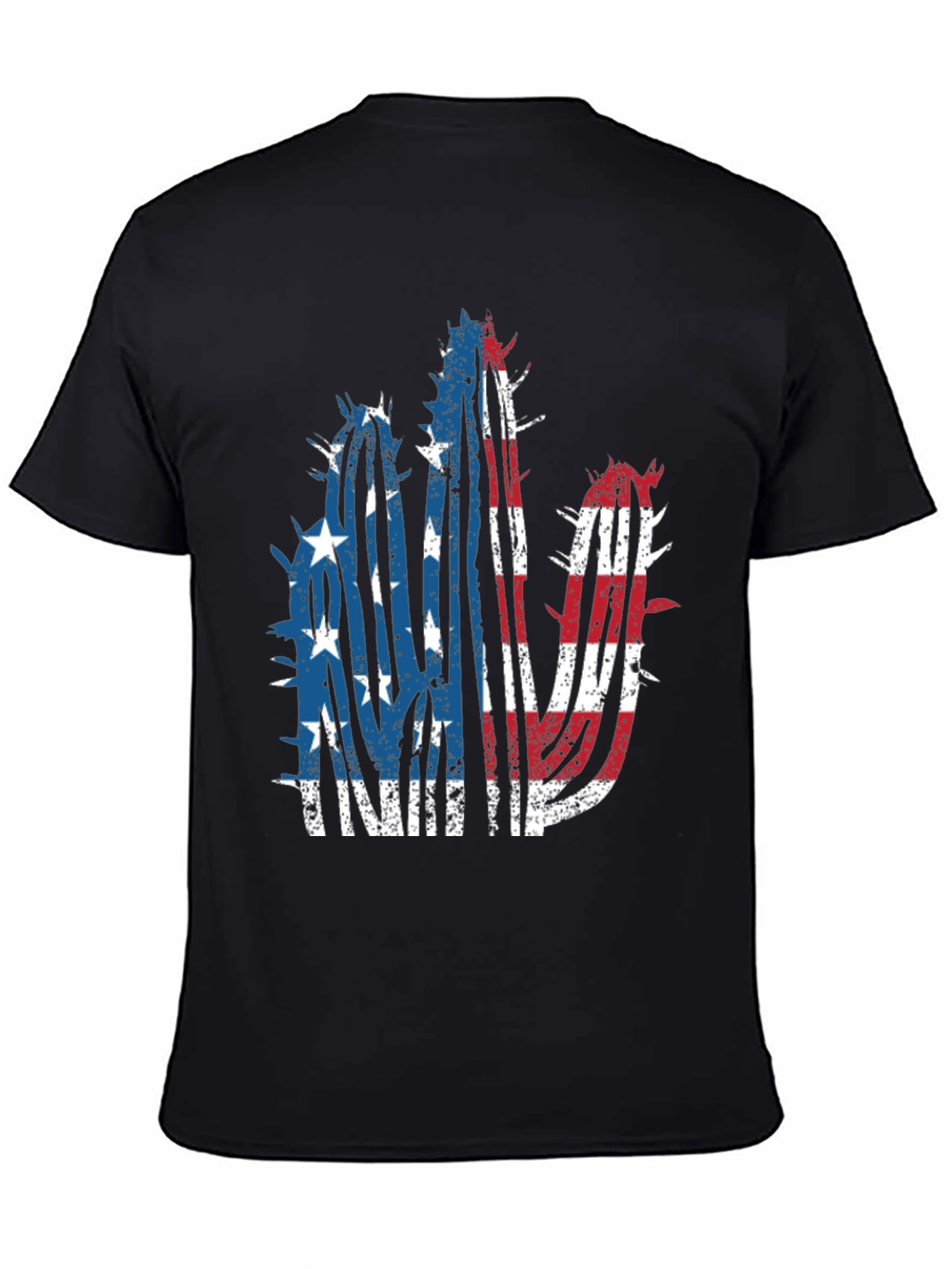 American Flag Cactus Graphic Tee