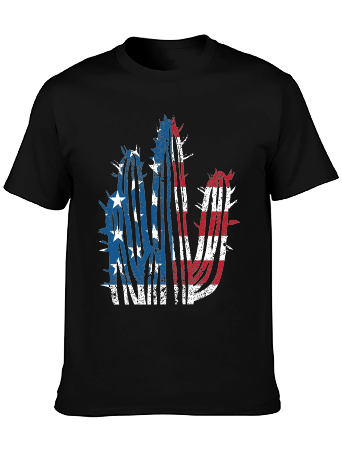 American Flag Cactus Graphic Tee