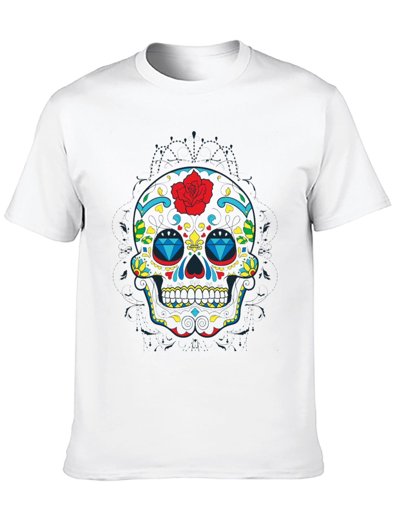 Sugar Skull Graphic T-Shirt - Dia de los Muertos