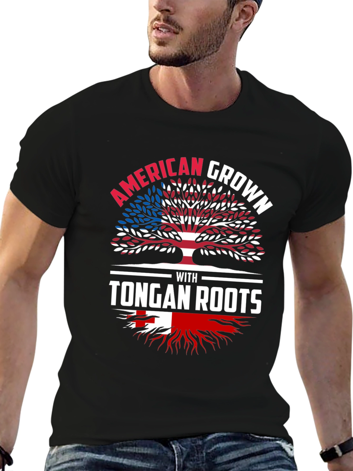 American Grown with Tongan Roots T-Shirt