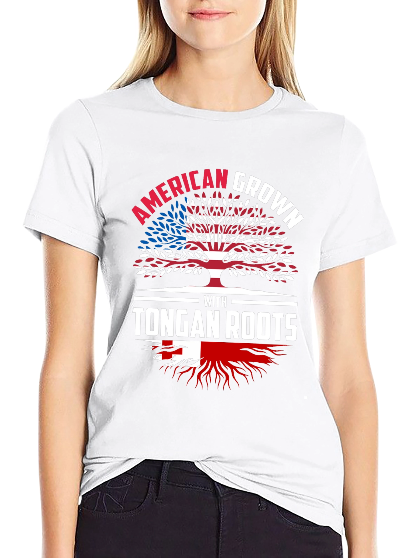 American Grown with Tongan Roots T-Shirt