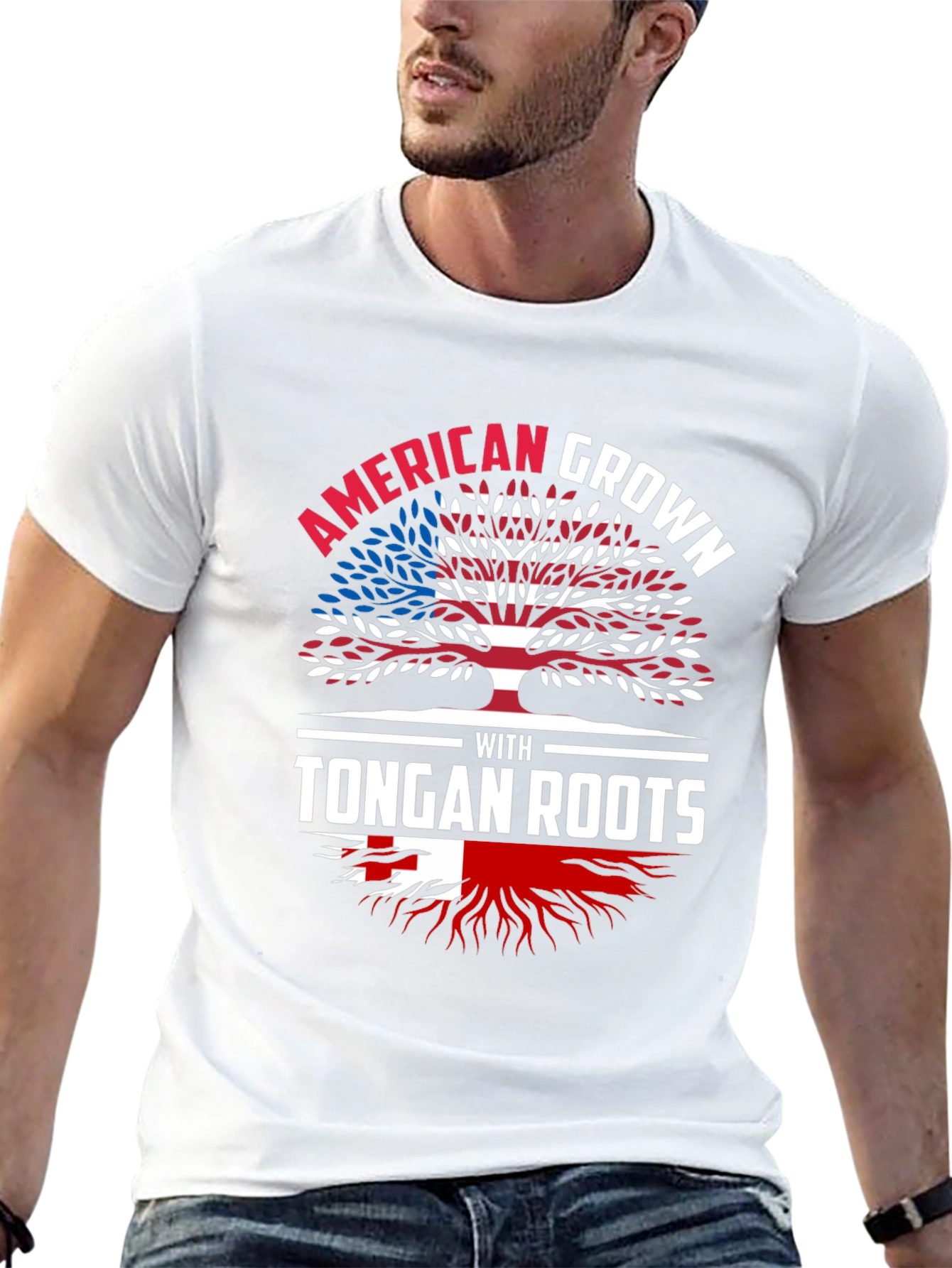 American Grown with Tongan Roots T-Shirt