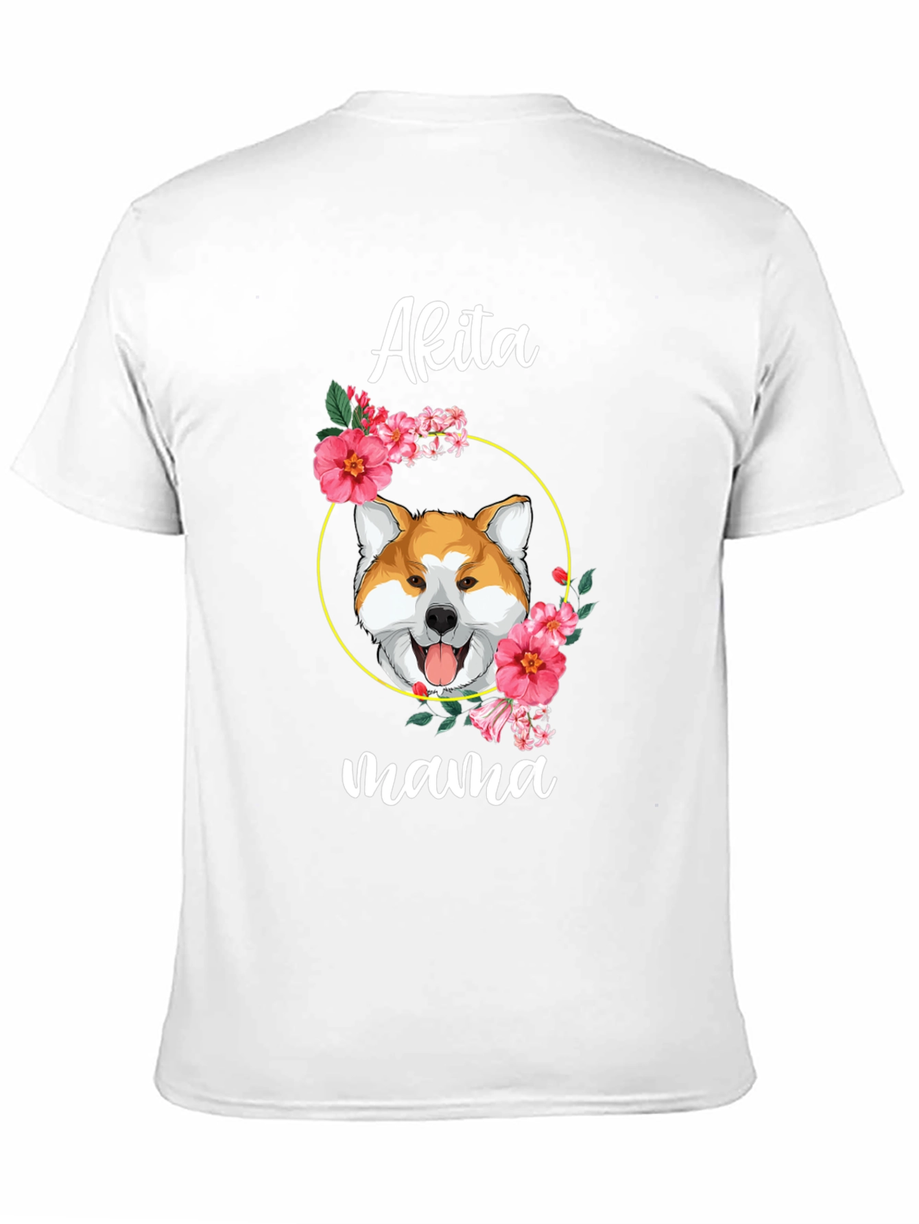 Akita Mama Dog Graphic T-Shirt
