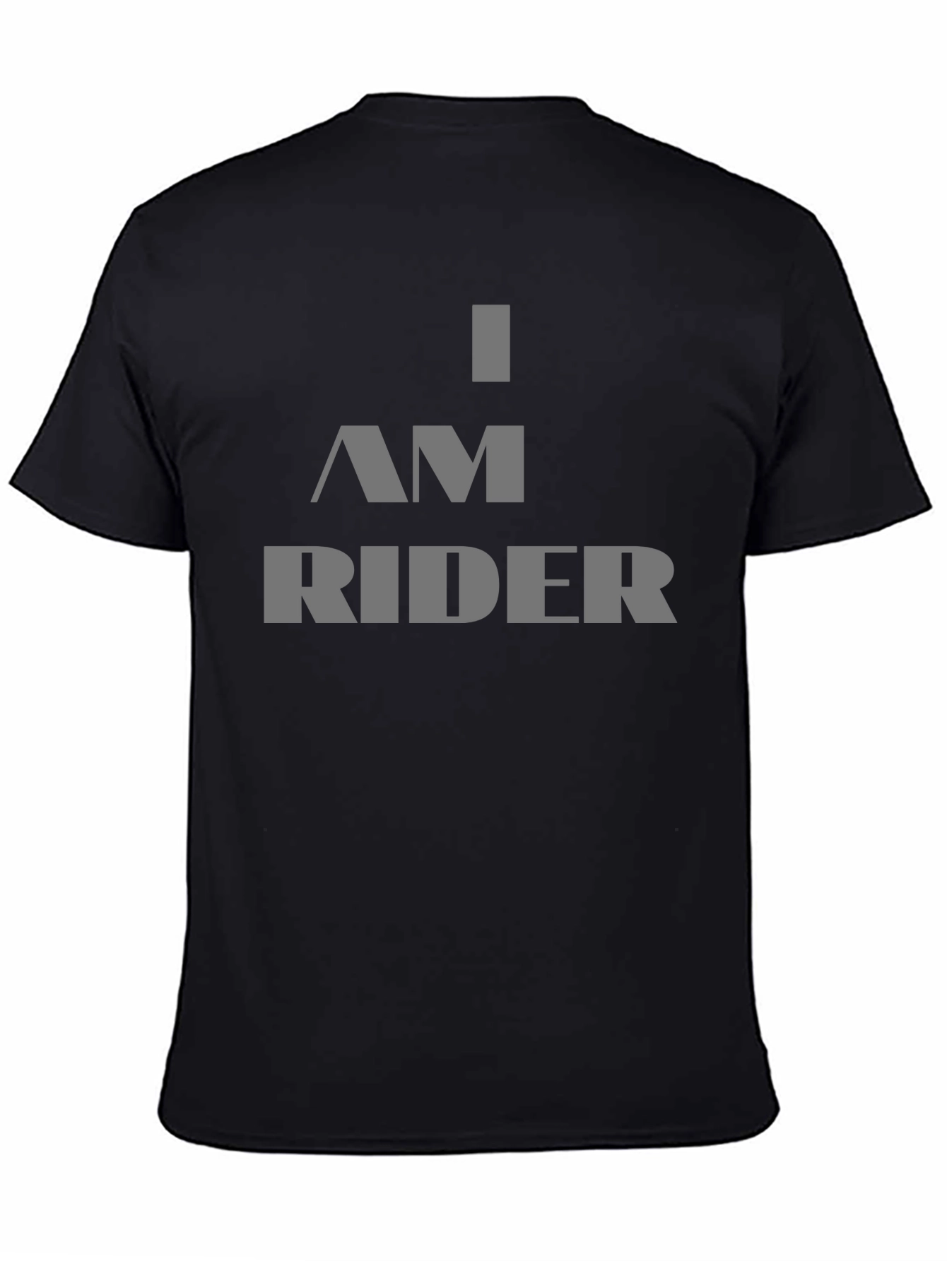 I AM RIDER Graphic T-Shirt - Bold Black Tee