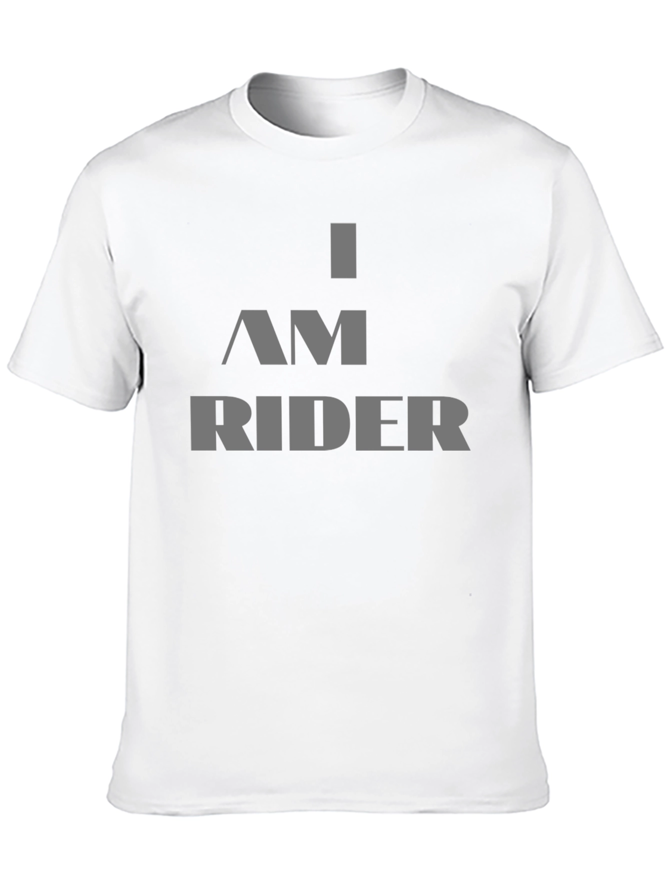 I AM RIDER Graphic T-Shirt - Bold Black Tee