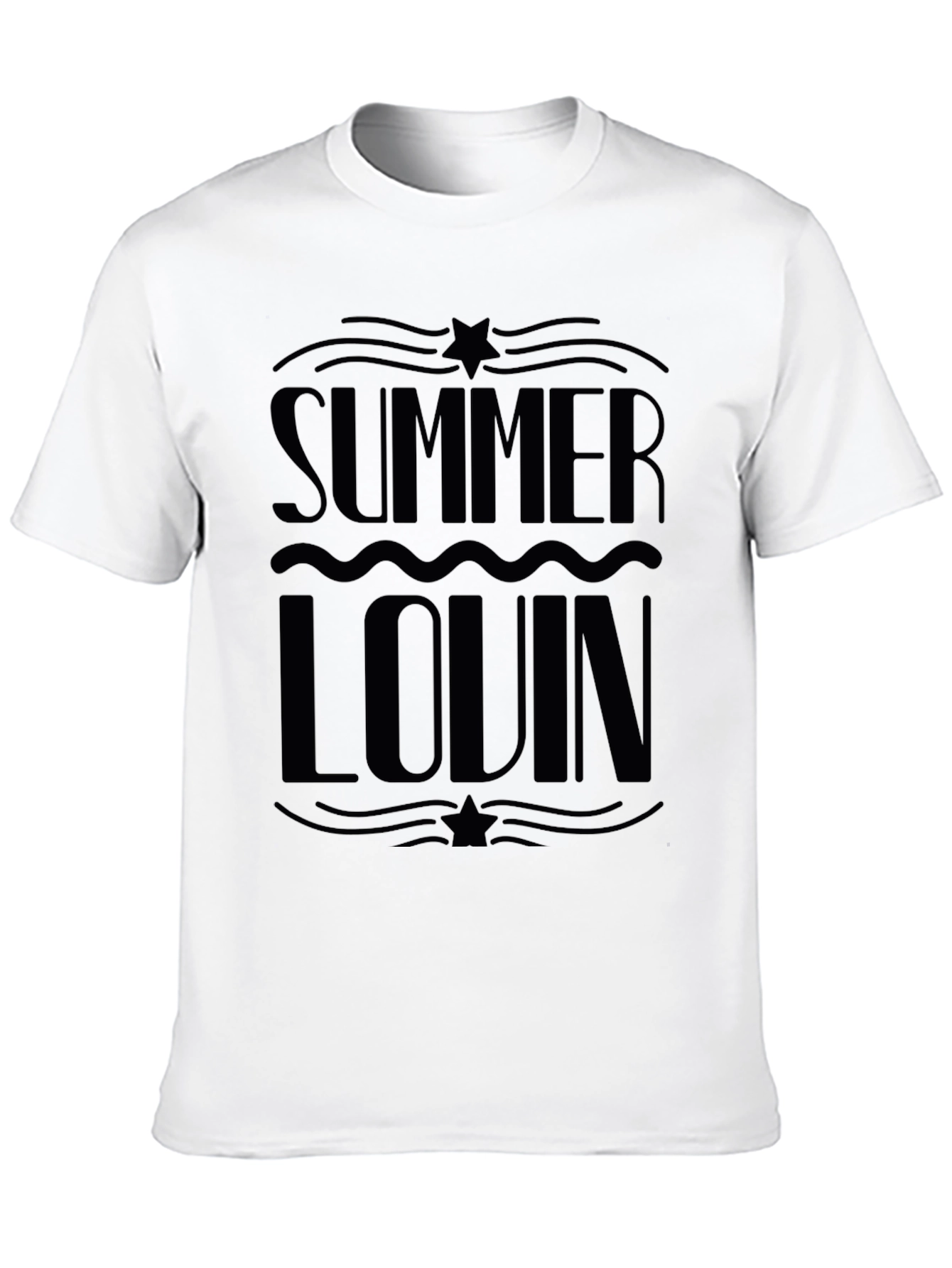 Summer Lovin Black Graphic Tee