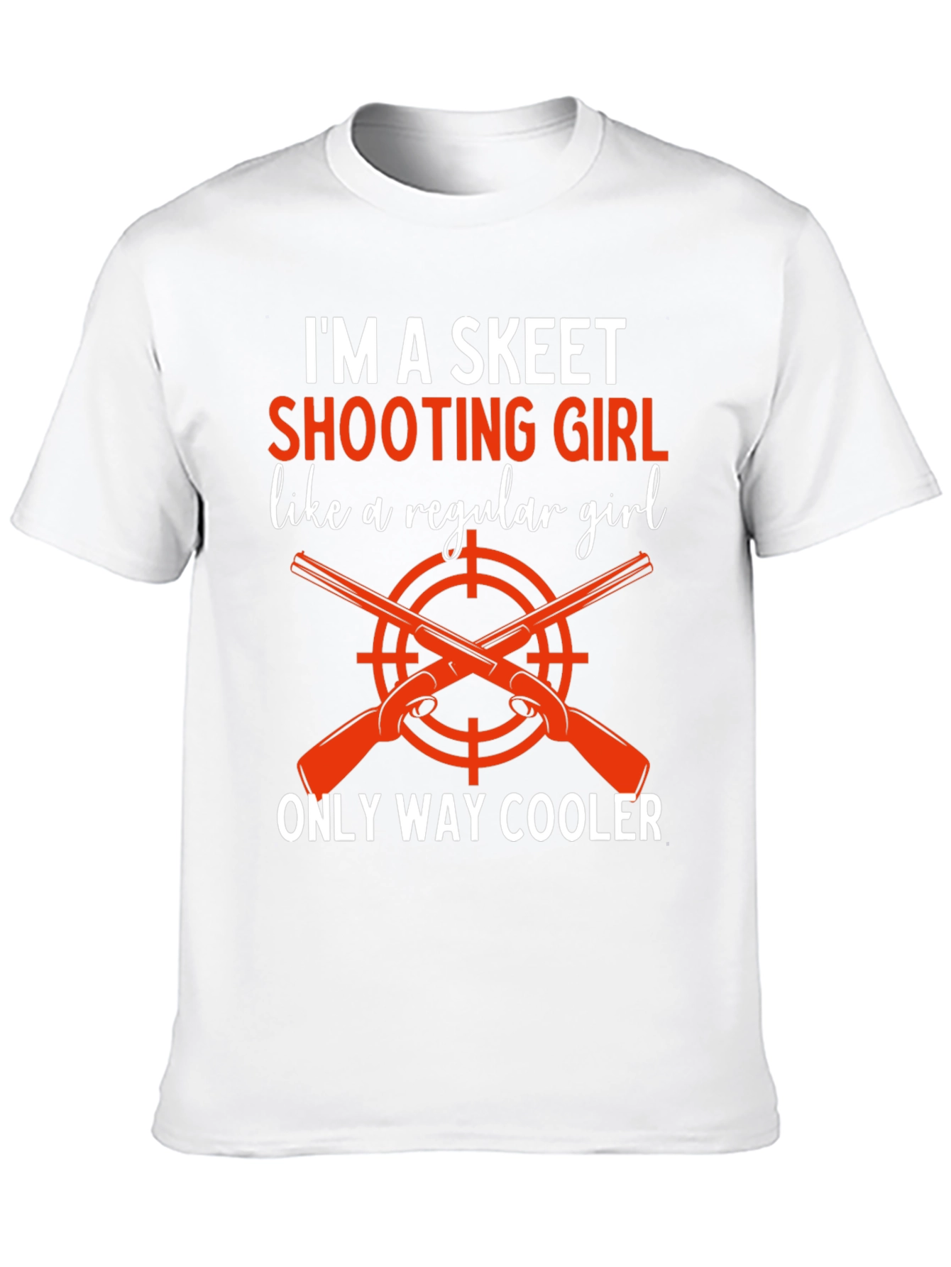 Skeet Shooting Girl Tee - Way Cooler Graphic T-Shirt