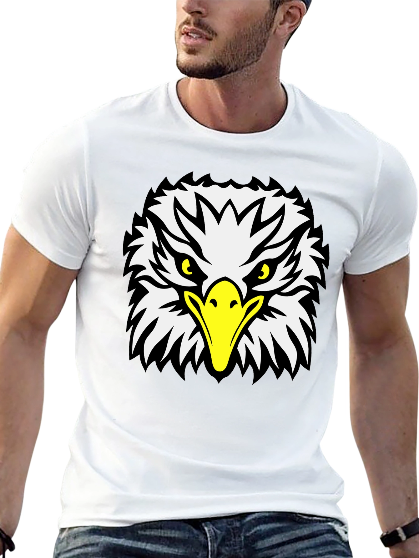 Black Eagle Graphic Tee - Bold Style
