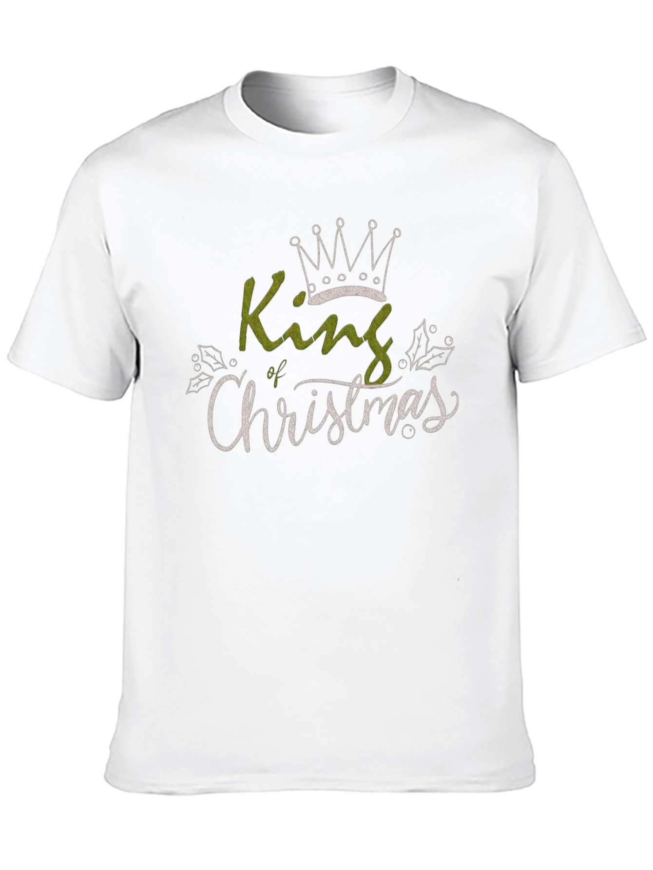 King of Christmas Black Graphic Tee