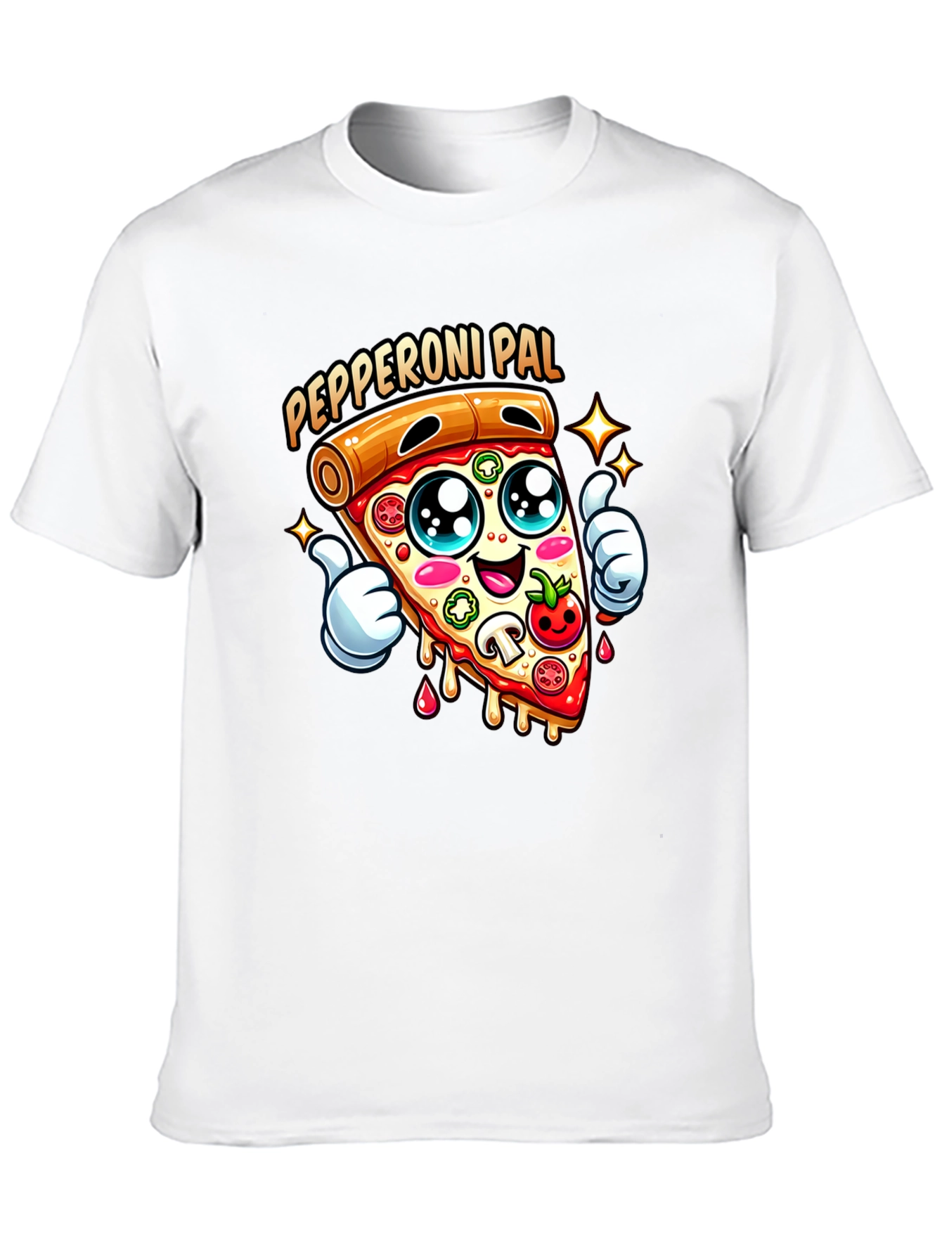 Pepperoni Pal Graphic Tee - Fun Pizza T-Shirt