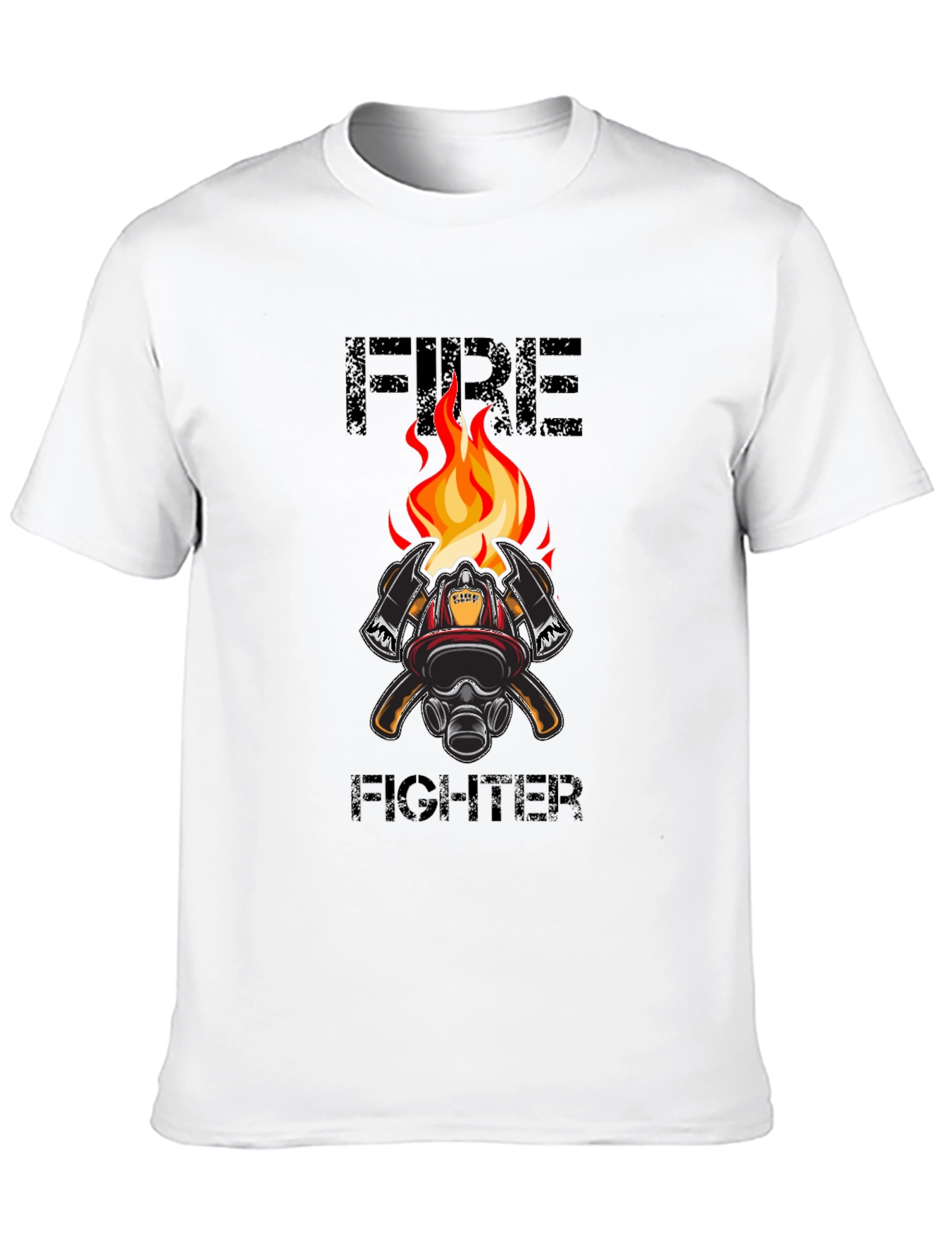 Firefighter Graphic T-Shirt - Black