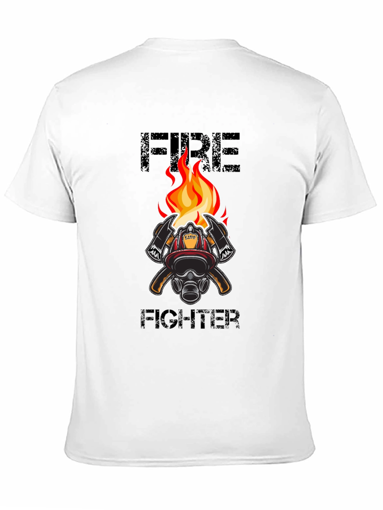 Firefighter Graphic T-Shirt - Black