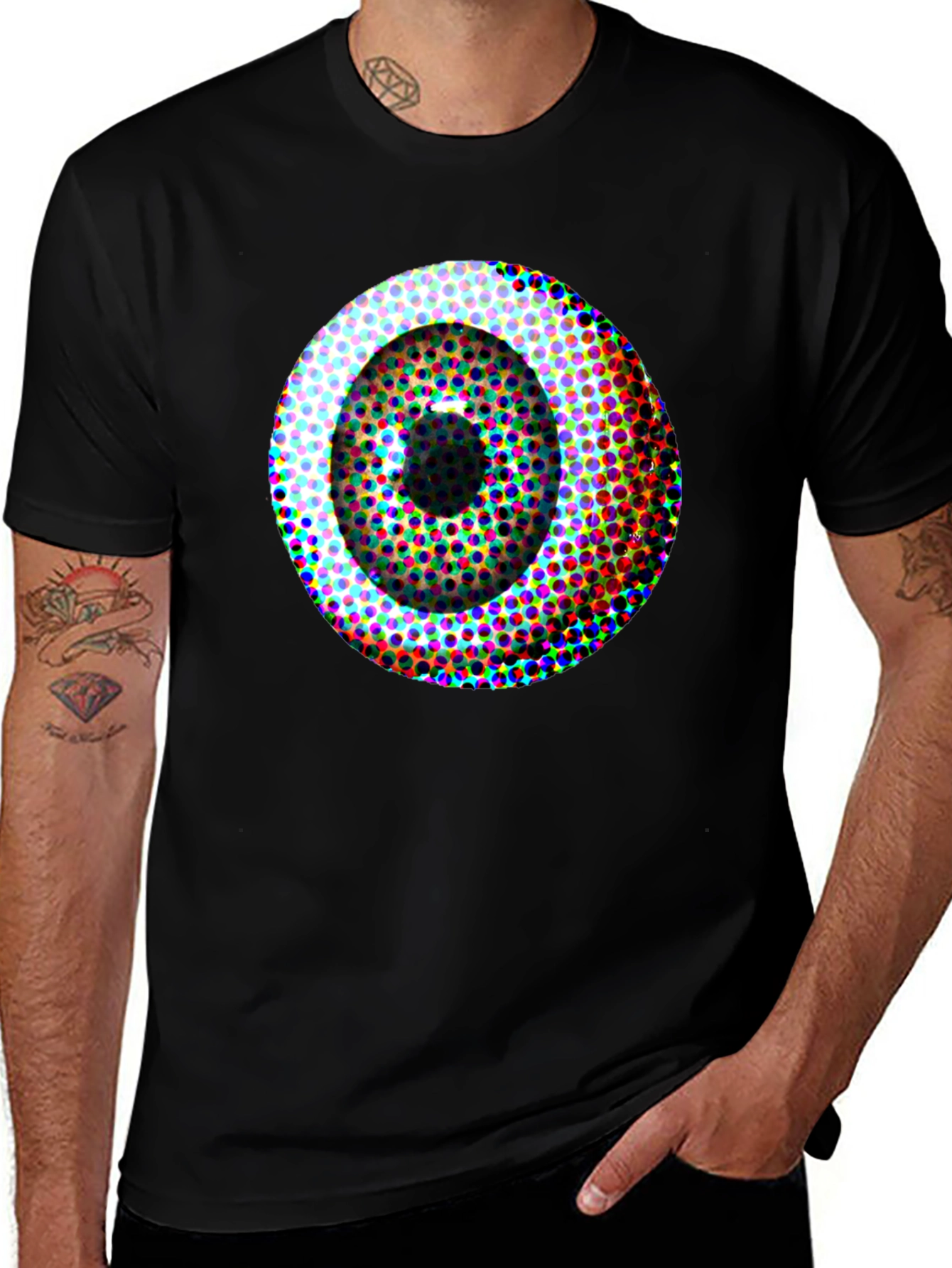 Eye See You Black Graphic Tee