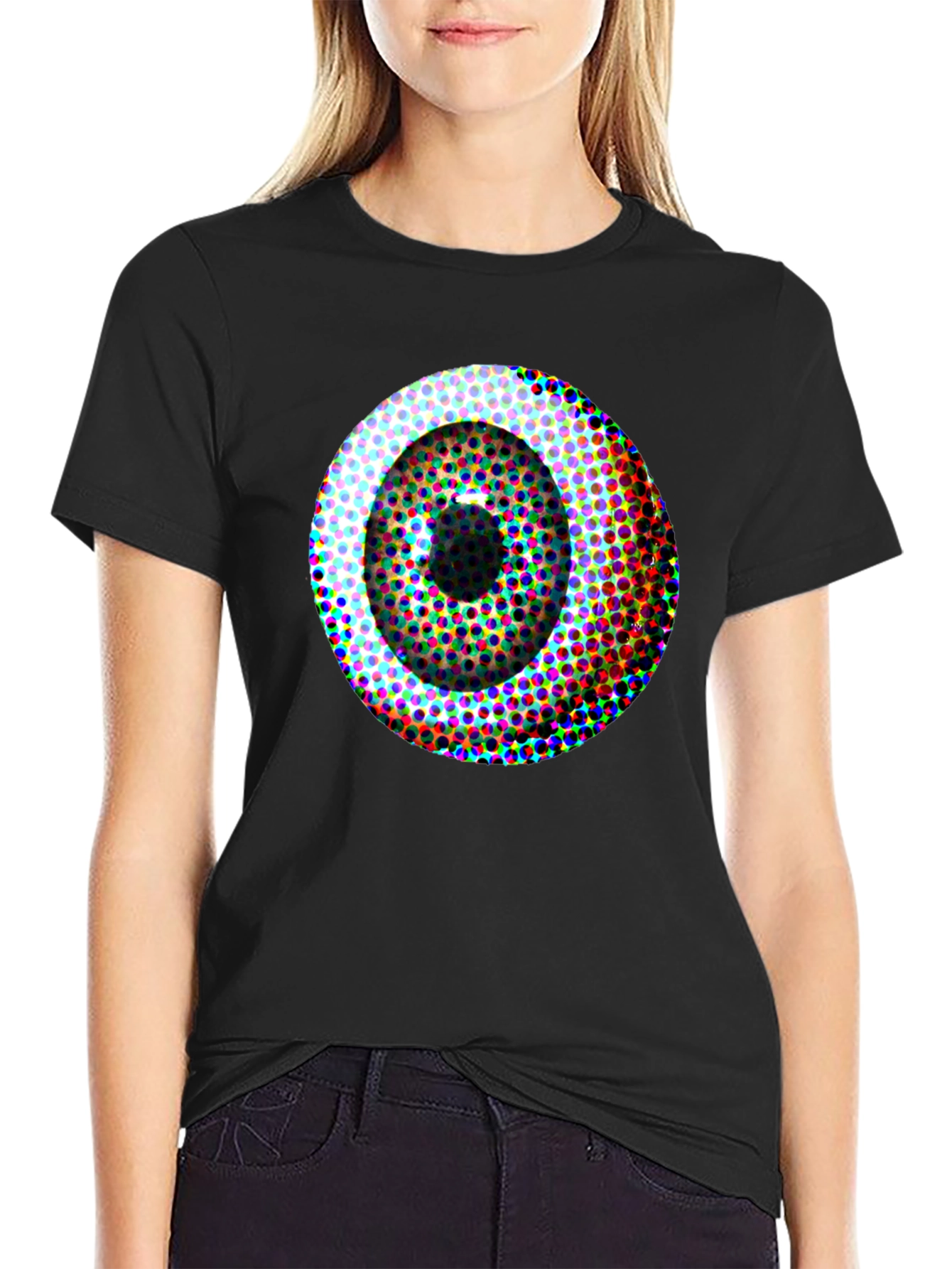 Eye See You Black Graphic Tee
