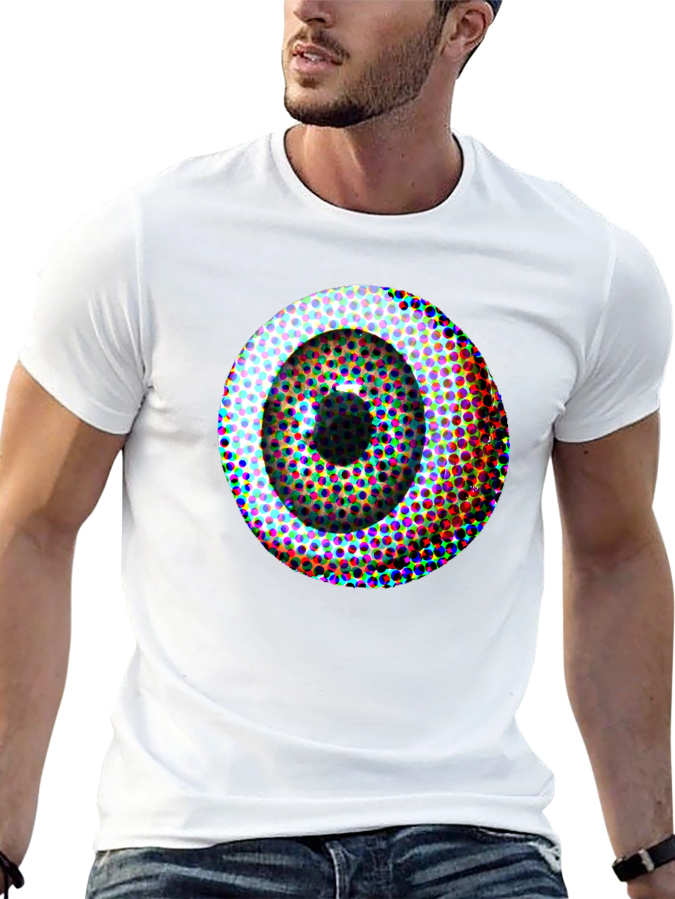 Eye See You Black Graphic Tee