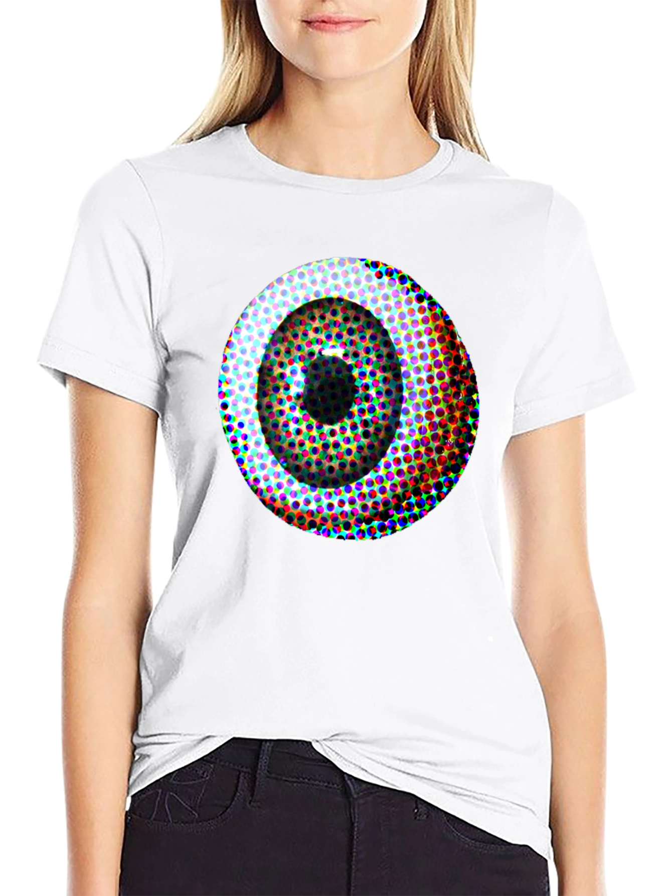 Eye See You Black Graphic Tee