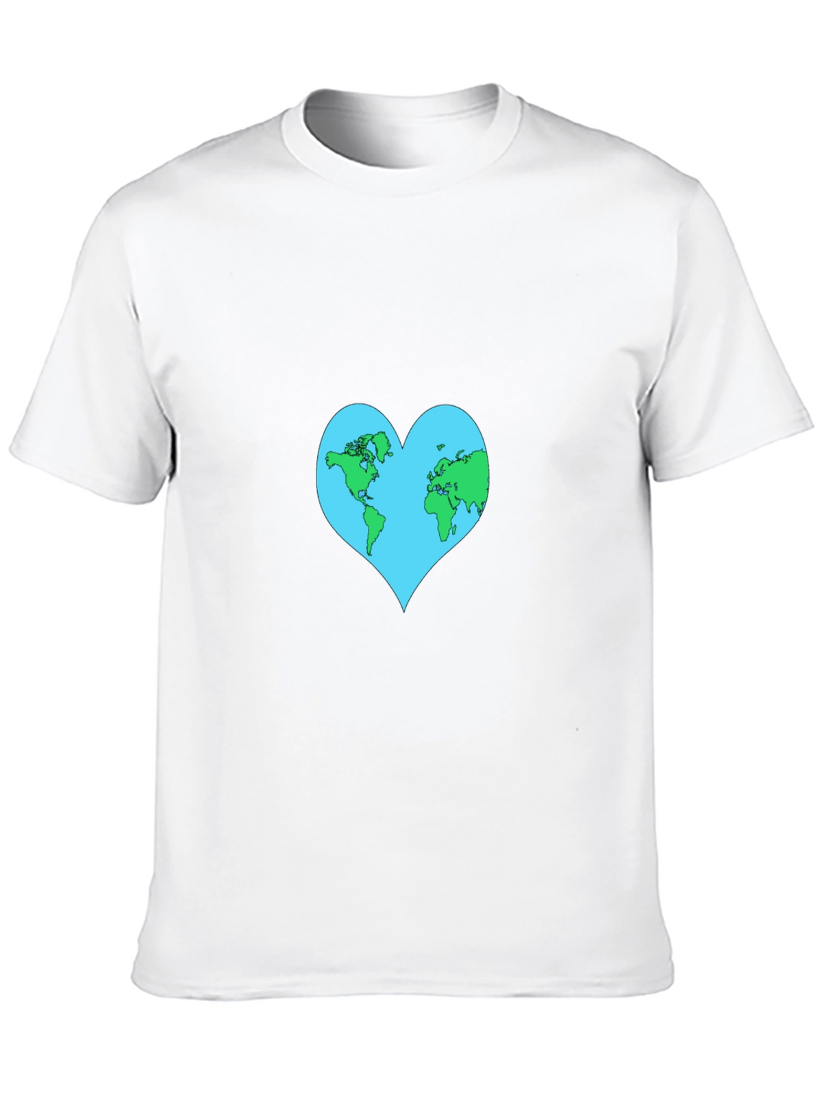 Earth Heart Graphic Tee - Black