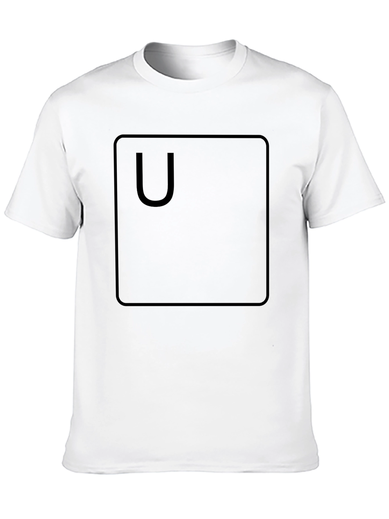 U Key Black T-Shirt - Gamer Style