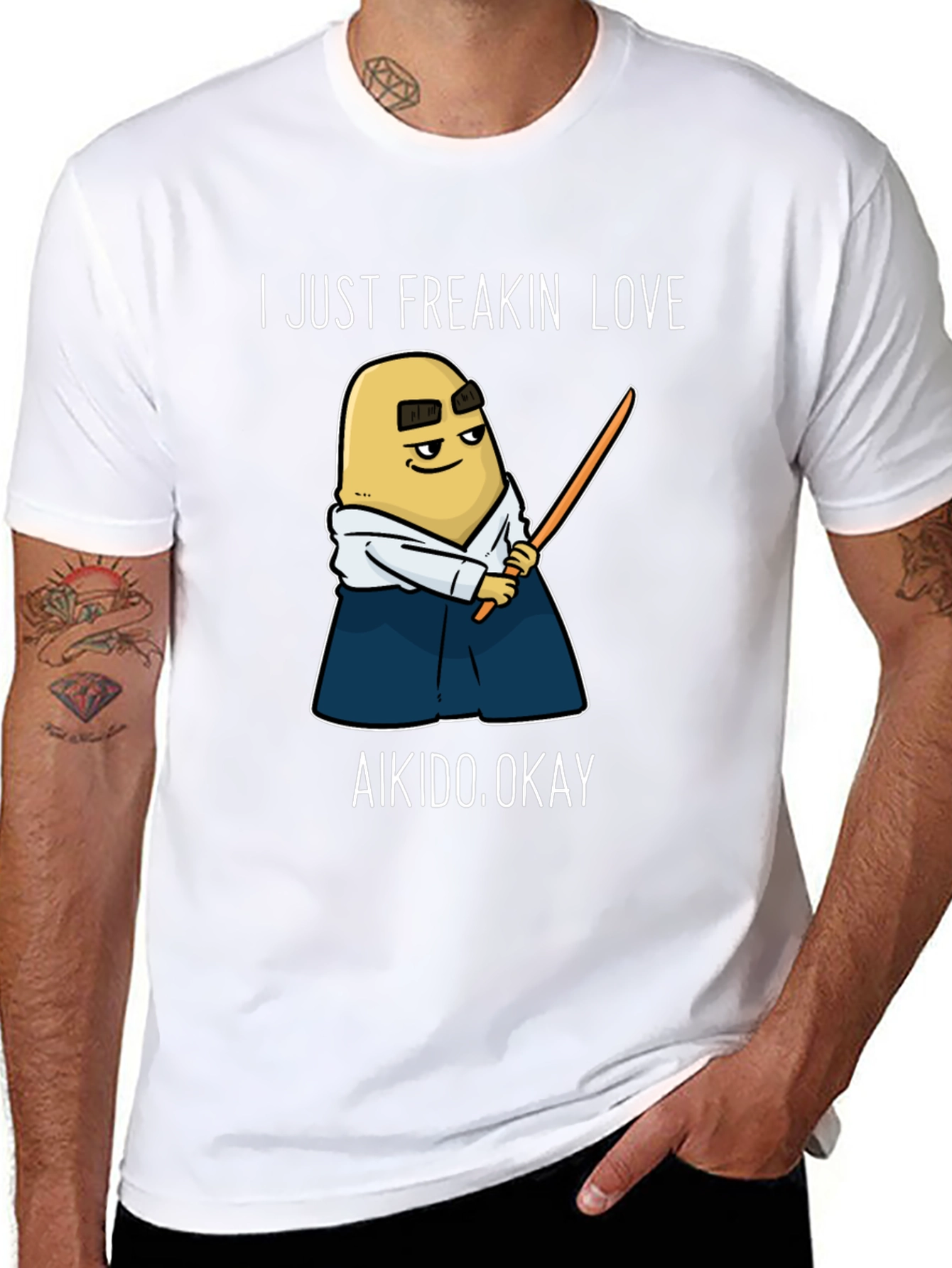 Aikido Potato T-Shirt - I Just Freakin Love Aikido!