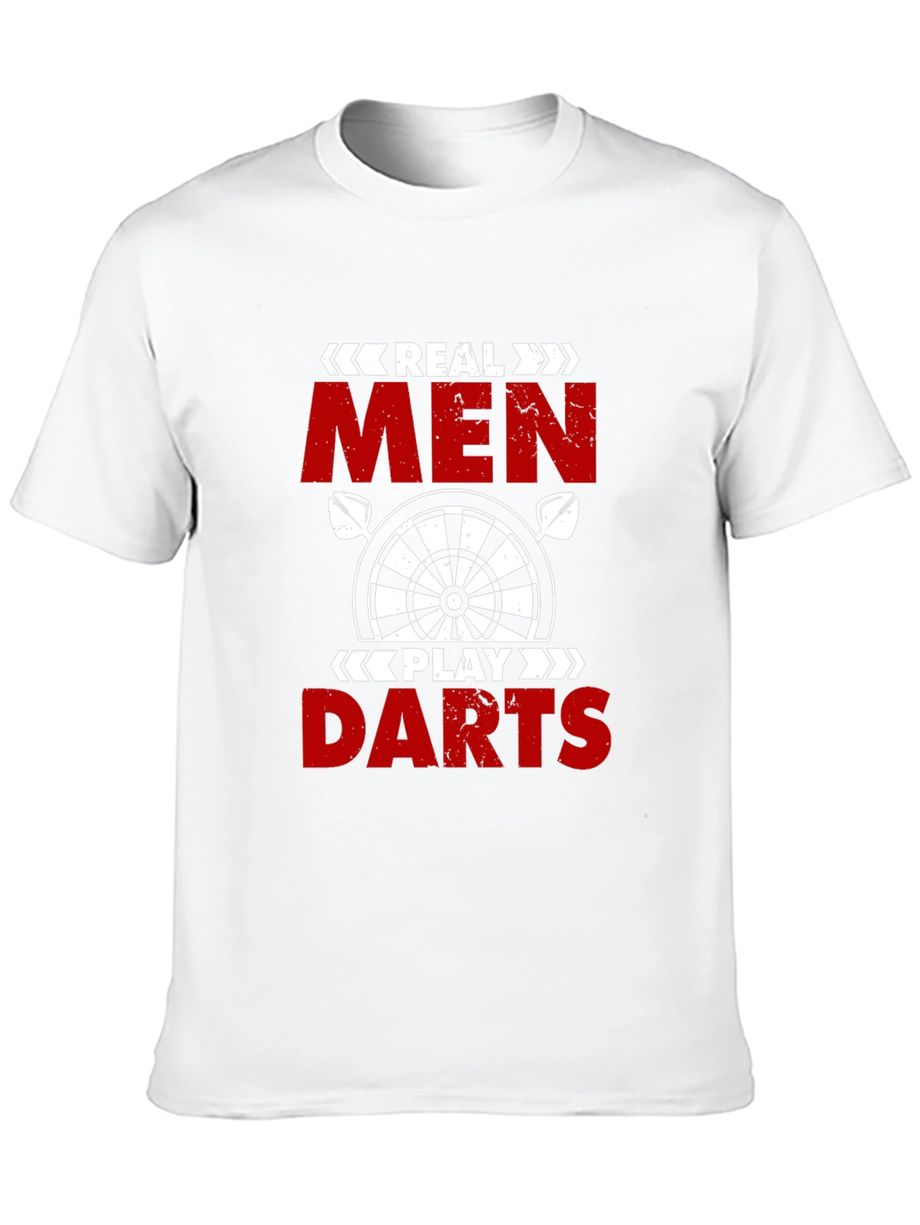 Real Men Play Darts Graphic T-Shirt