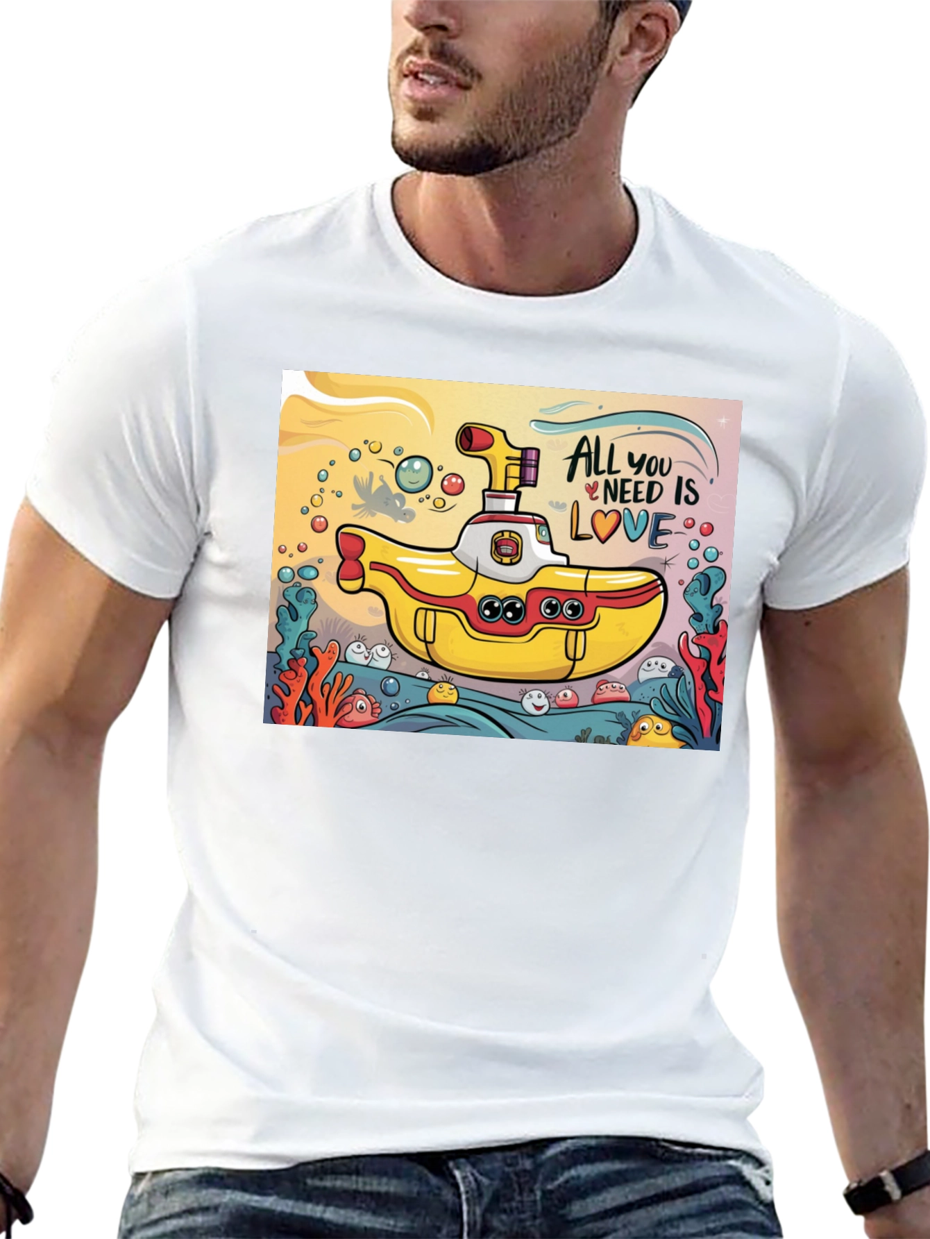 All You Need Is Love Yellow Submarine T-Shirt